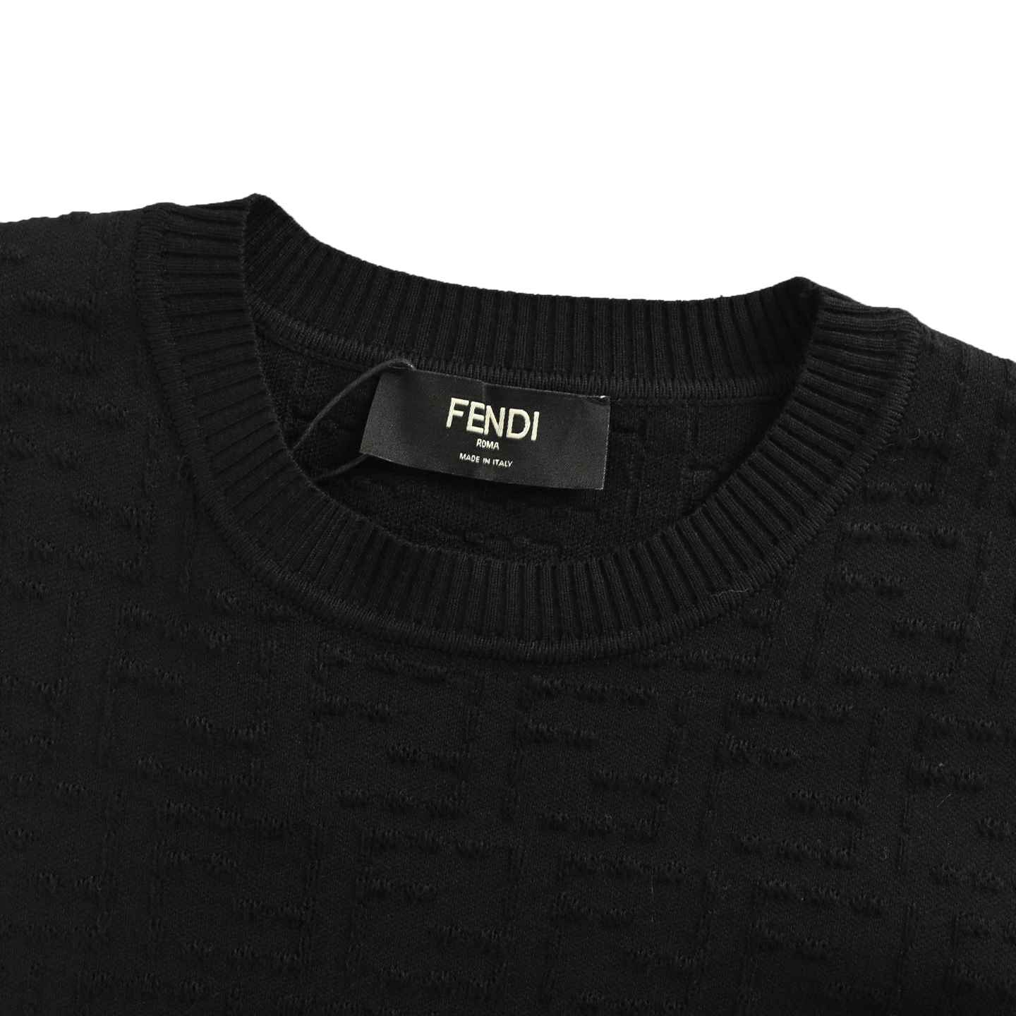 Fendi/芬迪 25Fw 全幅FF提花圆领毛衣-莆田鞋,莆田鞋货源,高仿鞋,高仿鞋货源,安福档口,莆田高仿鞋,莆田鞋批发,高仿鞋批发,莆田高仿运动鞋,高仿运动鞋,莆田运动鞋 Fendi/芬迪 25Fw 全幅FF提花圆领毛衣
