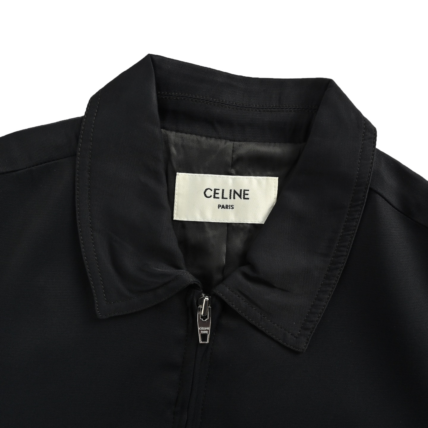 Celine/赛琳 25Fw 凯旋门小标刺绣翻领夹克外套-Chinese UA Cheap High Quatity Brand Clothes Bags handbags Sneakers wholesale wholesaler seller from China Factory suppliers Fashion Clothing Shoes best Quality Beautiful Price Celine/赛琳 25Fw 凯旋门小标刺绣翻领夹克外套