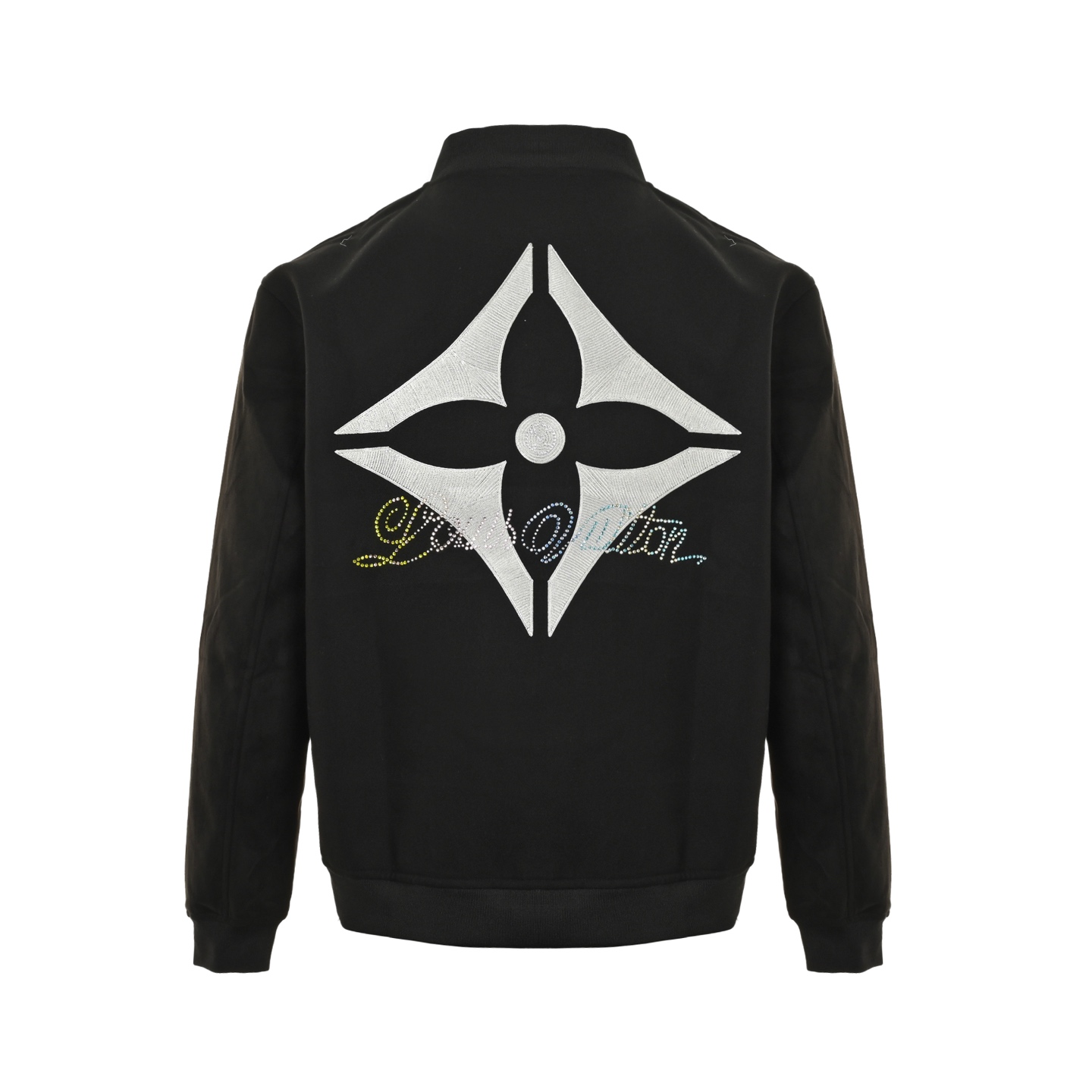 Louis Vuitton/路易威登 皮革烫钻棒球服夹克-Chinese UA Cheap High Quatity Brand Clothes Bags handbags Sneakers wholesale wholesaler seller from China Factory suppliers Fashion Clothing Shoes best Quality Beautiful Price Louis Vuitton/路易威登 皮革烫钻棒球服夹克