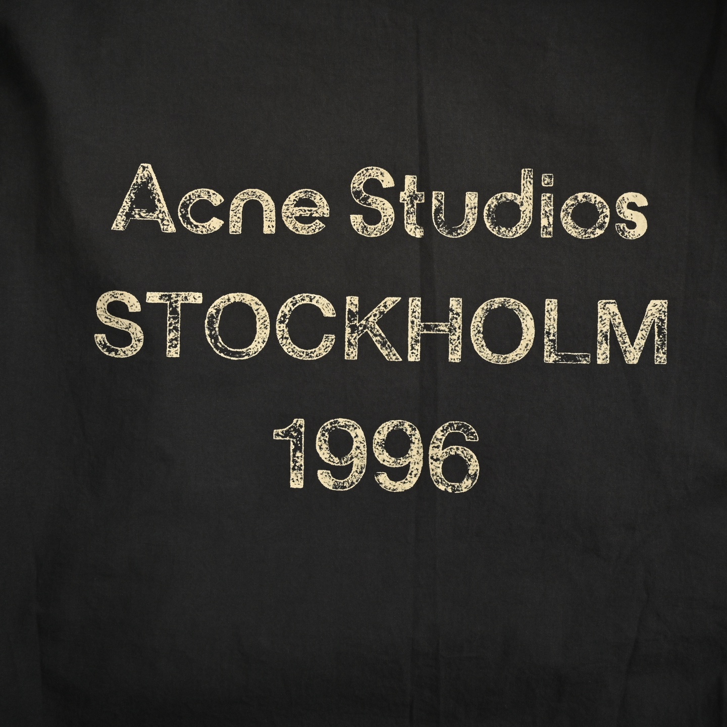 Acne Studios 1996做旧字母印花夹克外套 Acne Studios 1996做旧字母印花夹克外套