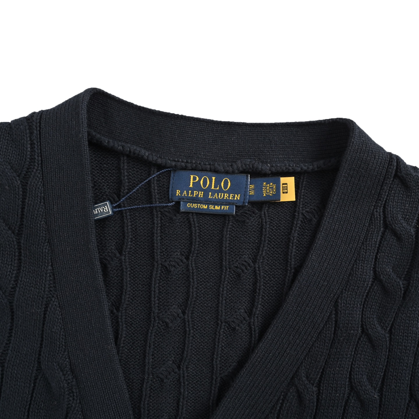 Ralph Lauren/拉夫劳伦 25Fw 刺绣小马标绞花针织毛衣开衫