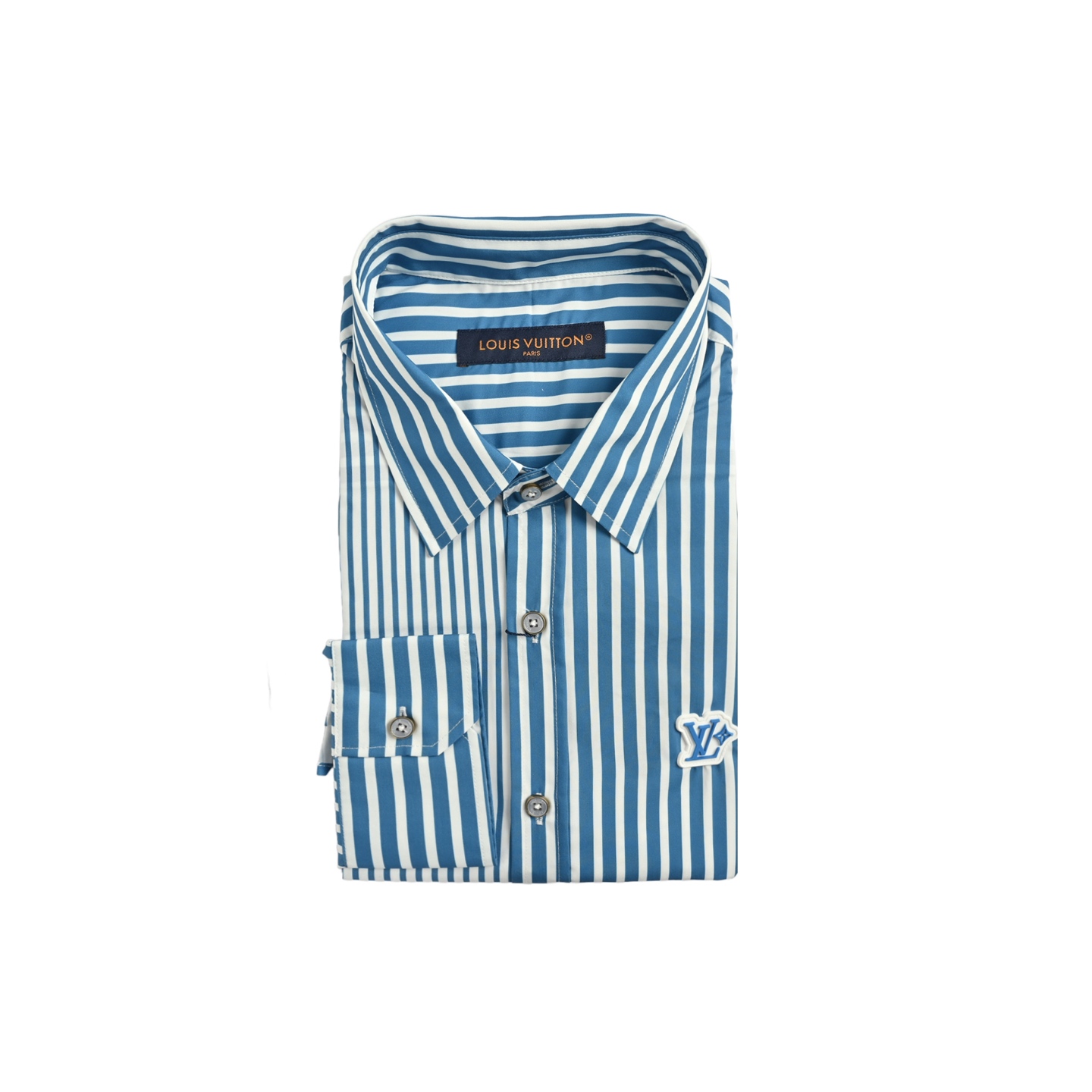 Louis Vuitton/路易威登 25Fw 条纹拼接衬衫-Chinese UA Cheap High Quatity Brand Clothes Bags handbags Sneakers wholesale wholesaler seller from China Factory suppliers Fashion Clothing Shoes best Quality Beautiful Price Louis Vuitton/路易威登 25Fw 条纹拼接衬衫