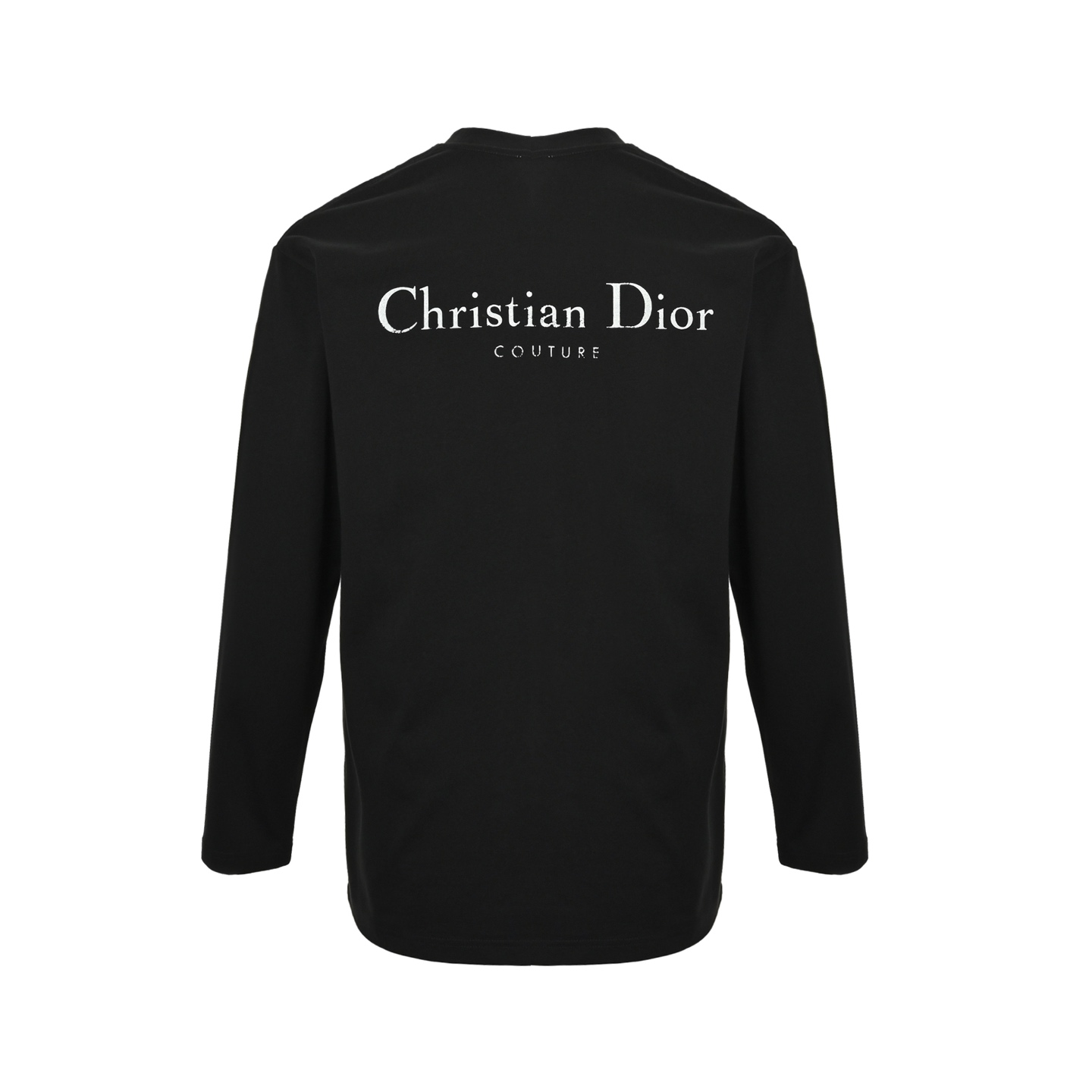 Dior/迪奥 经典前后斑驳字母印花长袖 黑色 白色