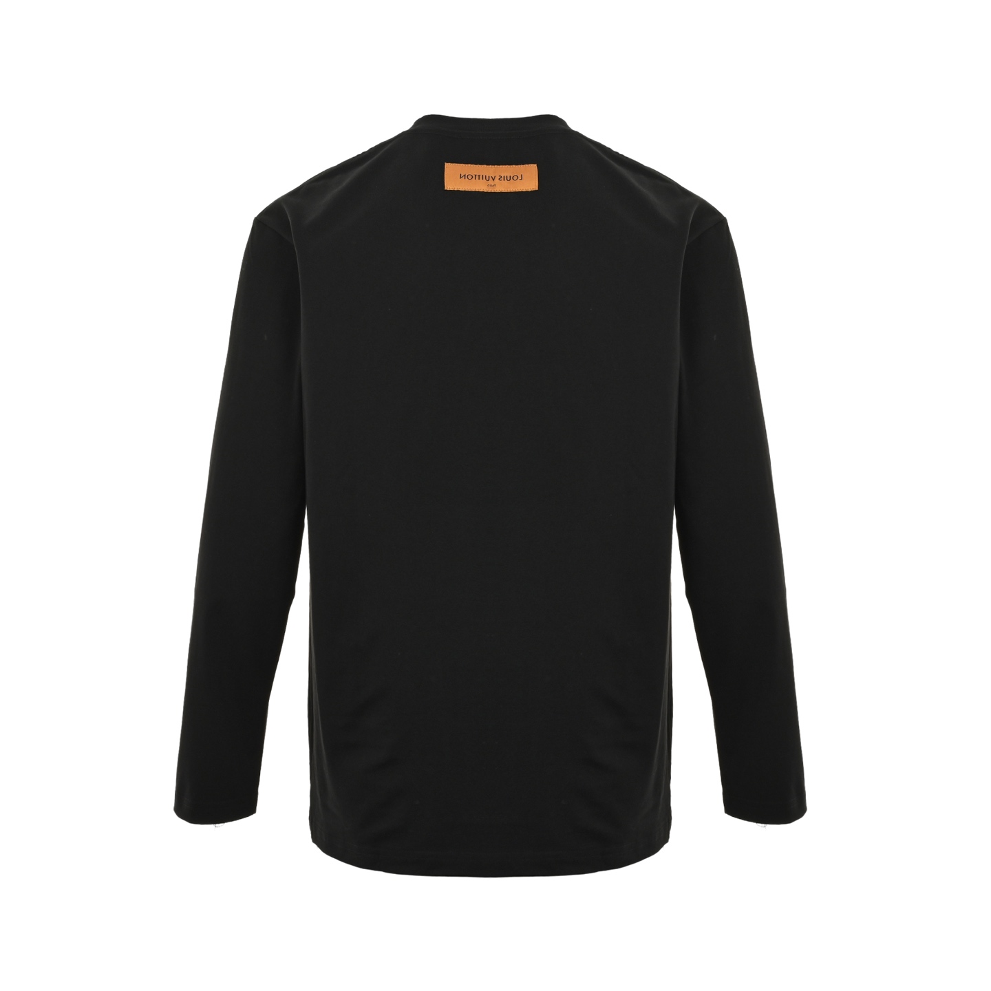 Louis Vuitton/路易威登 25Fw 胸前徽标浮雕压花长袖 黑色 白色