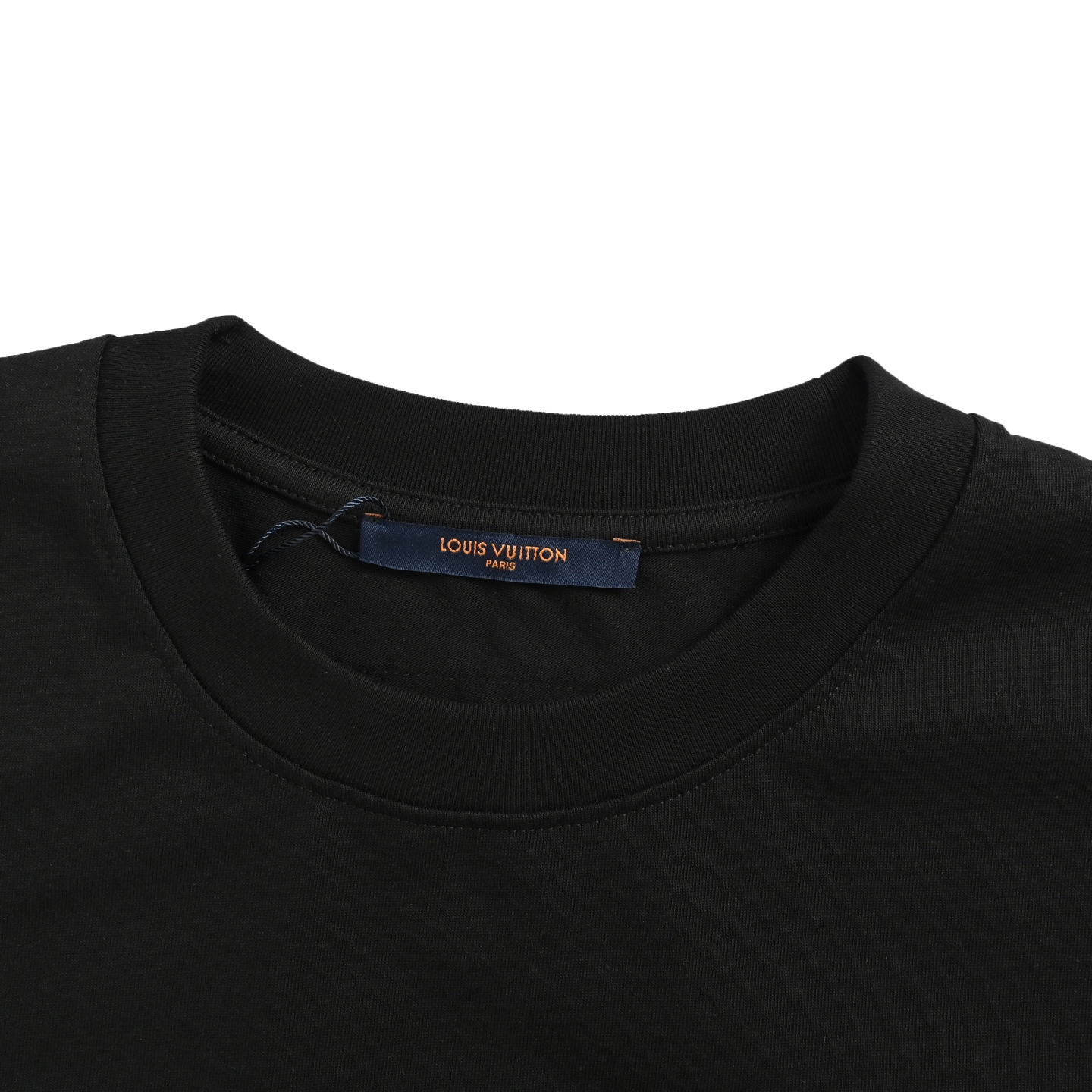 Louis Vuitton/路易威登 25Fw 胸前徽标浮雕压花长袖 黑色 白色