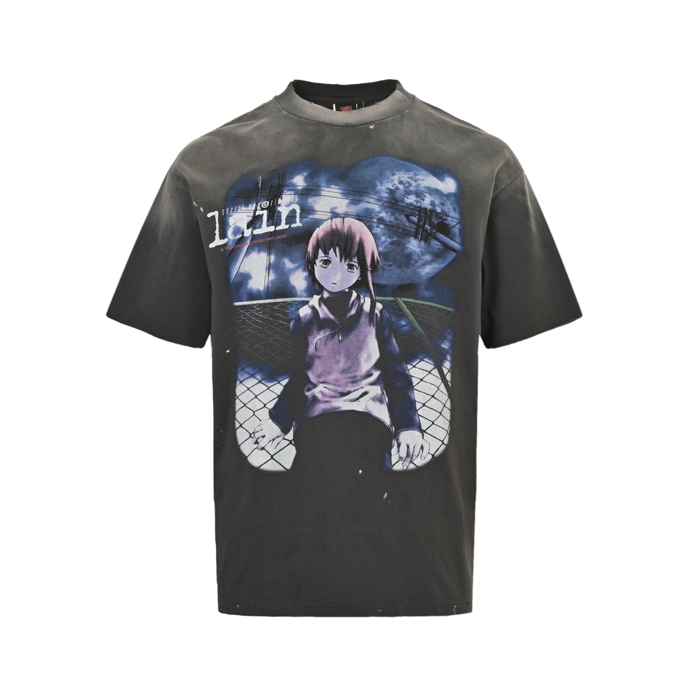 SAINT MICHAEL 25ss 铃音联名款印花短袖-Chinese UA Cheap High Quatity Brand Clothes Bags handbags Sneakers wholesale wholesaler seller from China Factory suppliers Fashion Clothing Shoes best Quality Beautiful Price SAINT MICHAEL 25ss 铃音联名款印花短袖