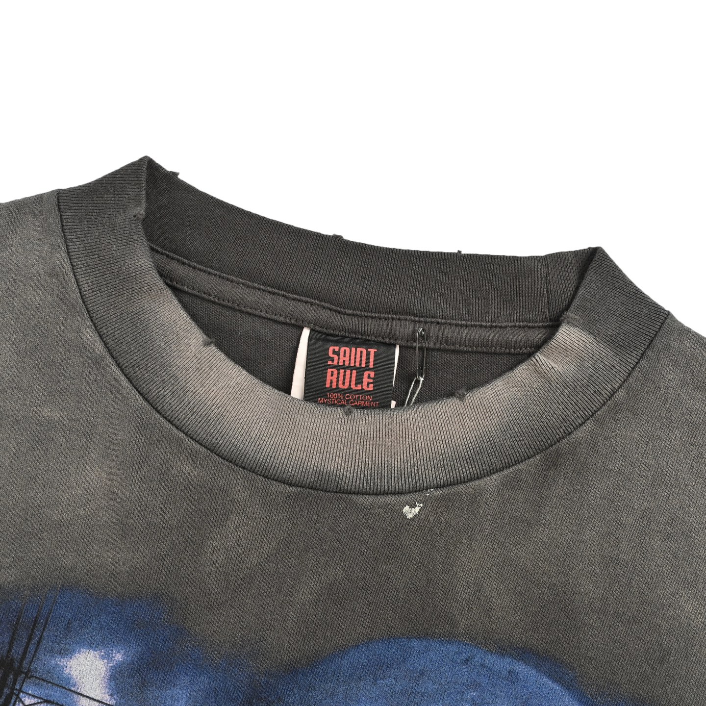 SAINT MICHAEL 25ss 铃音联名款印花短袖-Chinese UA Cheap High Quatity Brand Clothes Bags handbags Sneakers wholesale wholesaler seller from China Factory suppliers Fashion Clothing Shoes best Quality Beautiful Price SAINT MICHAEL 25ss 铃音联名款印花短袖