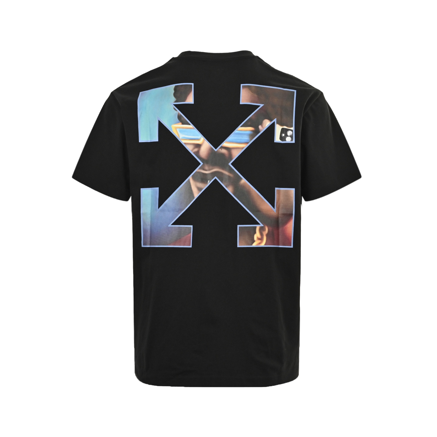 OFF WHITE CO VIRGIL 25ss 人像透叠箭头印花短袖-High Quatity Cheap Brand wholesale wholesaler seller Clothes Bags handbags Sneakers Top Fashion Clothing Shoes from China Factory Chinese suppliers best Quality Beautiful Price OFF WHITE CO VIRGIL 25ss 人像透叠箭头印花短袖