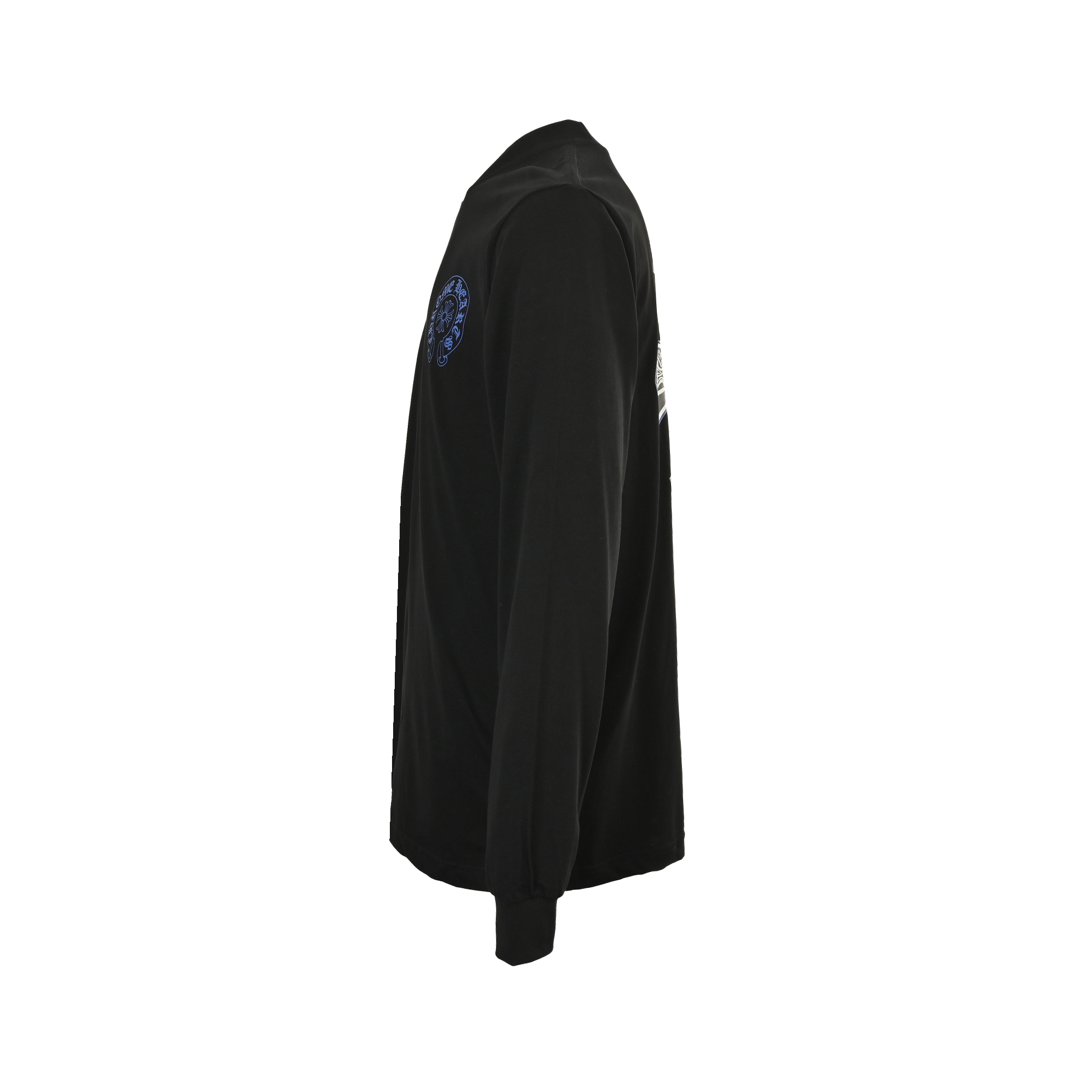 Chrome Hearts/克罗心 25Fw 蓝色马蹄十字架印花长袖T恤-Chinese UA Cheap High Quatity Brand Clothes Bags handbags Sneakers wholesale wholesaler seller from China Factory suppliers Fashion Clothing Shoes best Quality Beautiful Price Chrome Hearts/克罗心 25Fw 蓝色马蹄十字架印花长袖T恤