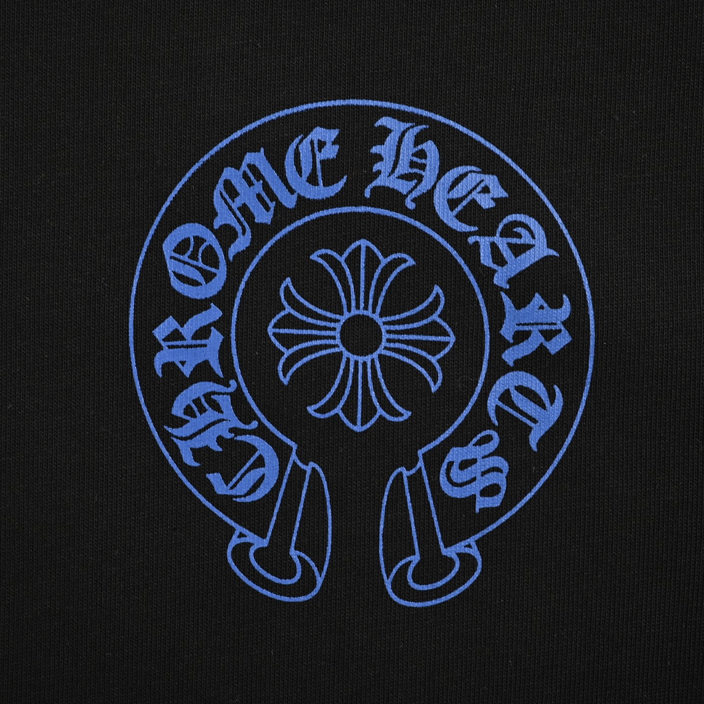 Chrome Hearts/克罗心 25Fw 蓝色马蹄十字架印花长袖T恤-Chinese UA Cheap High Quatity Brand Clothes Bags handbags Sneakers wholesale wholesaler seller from China Factory suppliers Fashion Clothing Shoes best Quality Beautiful Price Chrome Hearts/克罗心 25Fw 蓝色马蹄十字架印花长袖T恤