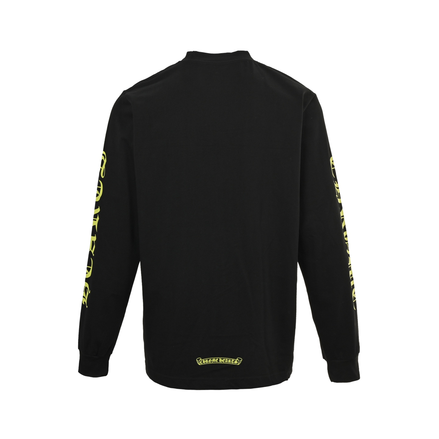 Chrome Hearts/克罗心 25Fw 领口彩色梵文印花长袖T恤 黑色/白色-Chinese UA Cheap High Quatity Brand Clothes Bags handbags Sneakers wholesale wholesaler seller from China Factory suppliers Fashion Clothing Shoes best Quality Beautiful Price Chrome Hearts/克罗心 25Fw 领口彩色梵文印花长袖T恤 黑色/白色