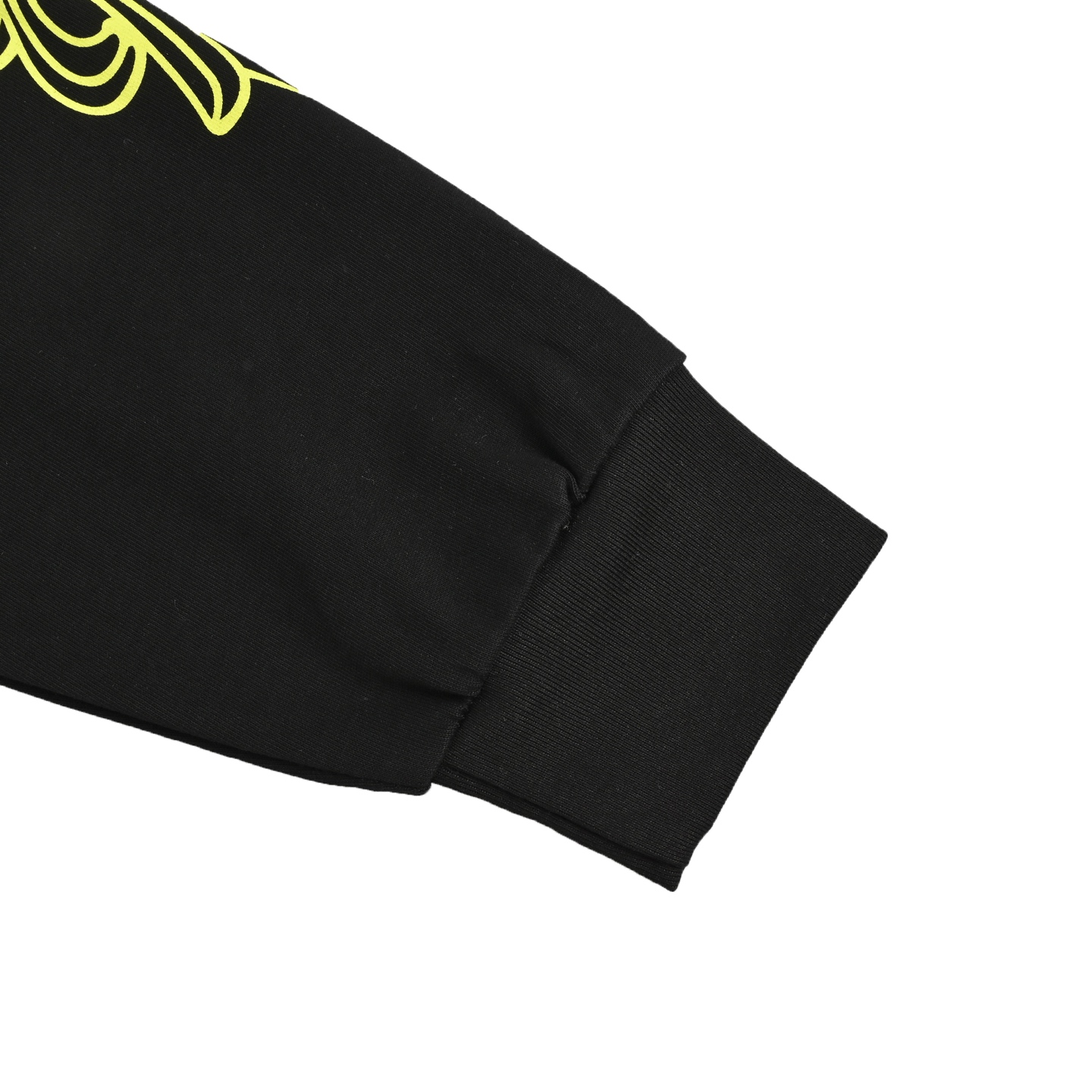 Chrome Hearts/克罗心 25Fw 梵文柠檬绿印花长袖黑色/白色-Chinese UA Cheap High Quatity Brand Clothes Bags handbags Sneakers wholesale wholesaler seller from China Factory suppliers Fashion Clothing Shoes best Quality Beautiful Price Chrome Hearts/克罗心 25Fw 梵文柠檬绿印花长袖黑色/白色