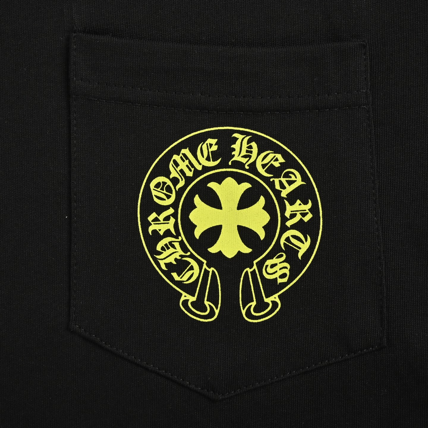 Chrome Hearts/克罗心 25Fw 梵文柠檬绿印花长袖黑色/白色-Chinese UA Cheap High Quatity Brand Clothes Bags handbags Sneakers wholesale wholesaler seller from China Factory suppliers Fashion Clothing Shoes best Quality Beautiful Price Chrome Hearts/克罗心 25Fw 梵文柠檬绿印花长袖黑色/白色