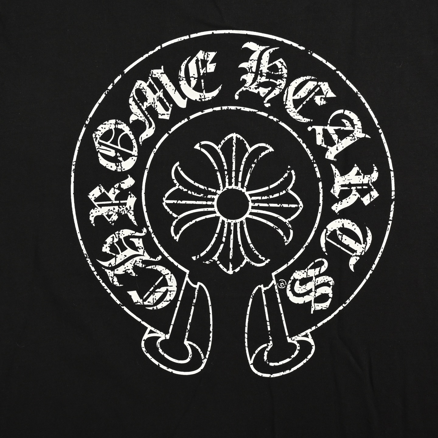 Chrome Hearts/克罗心 25Fw 破损马蹄印花长袖T恤-Chinese UA Cheap High Quatity Brand Clothes Bags handbags Sneakers wholesale wholesaler seller from China Factory suppliers Fashion Clothing Shoes best Quality Beautiful Price Chrome Hearts/克罗心 25Fw 破损马蹄印花长袖T恤