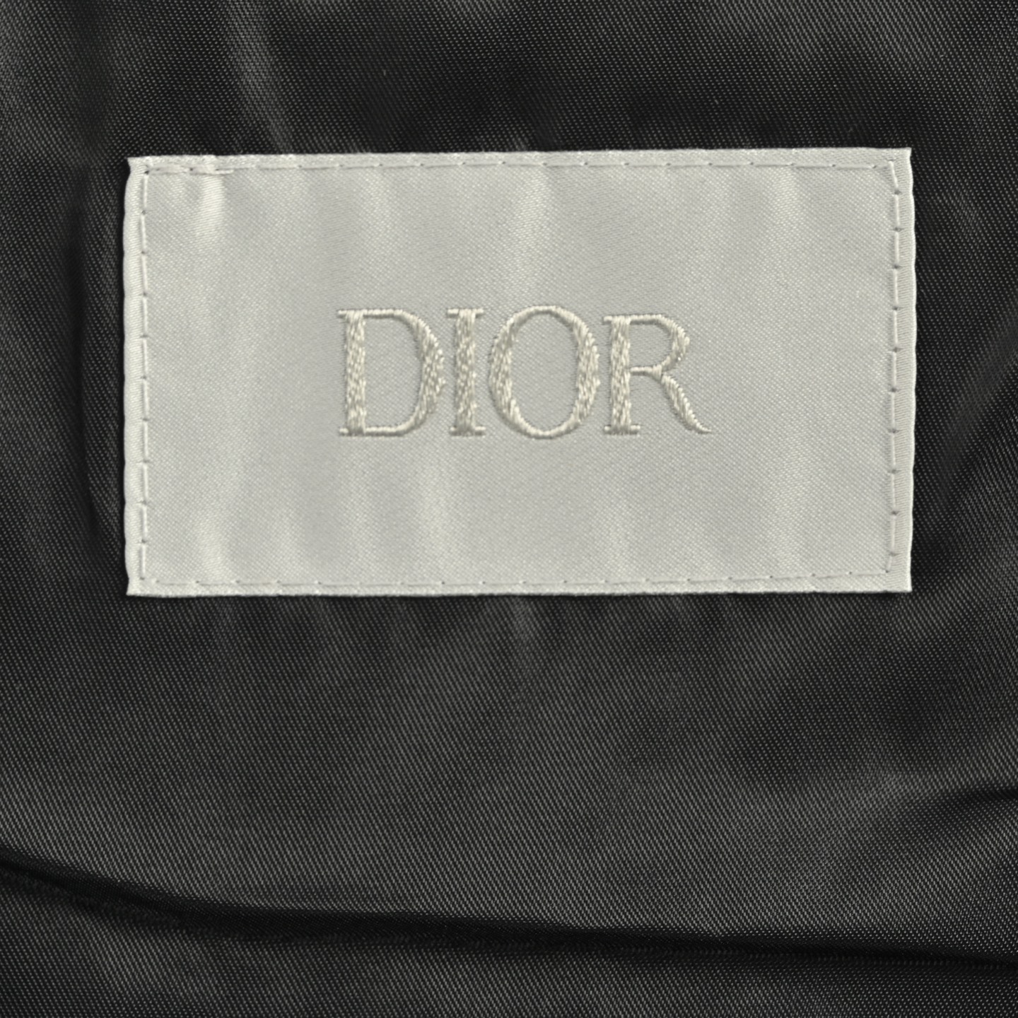 Dior/迪奥 胸前字母logo满印拼接连帽黑色 灰色