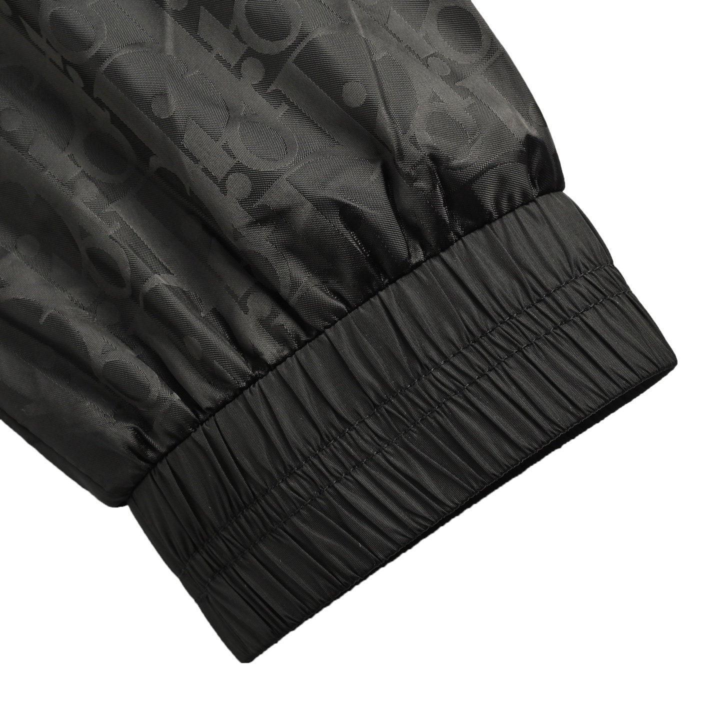 Dior/迪奥 胸前字母logo满印拼接连帽黑色 灰色