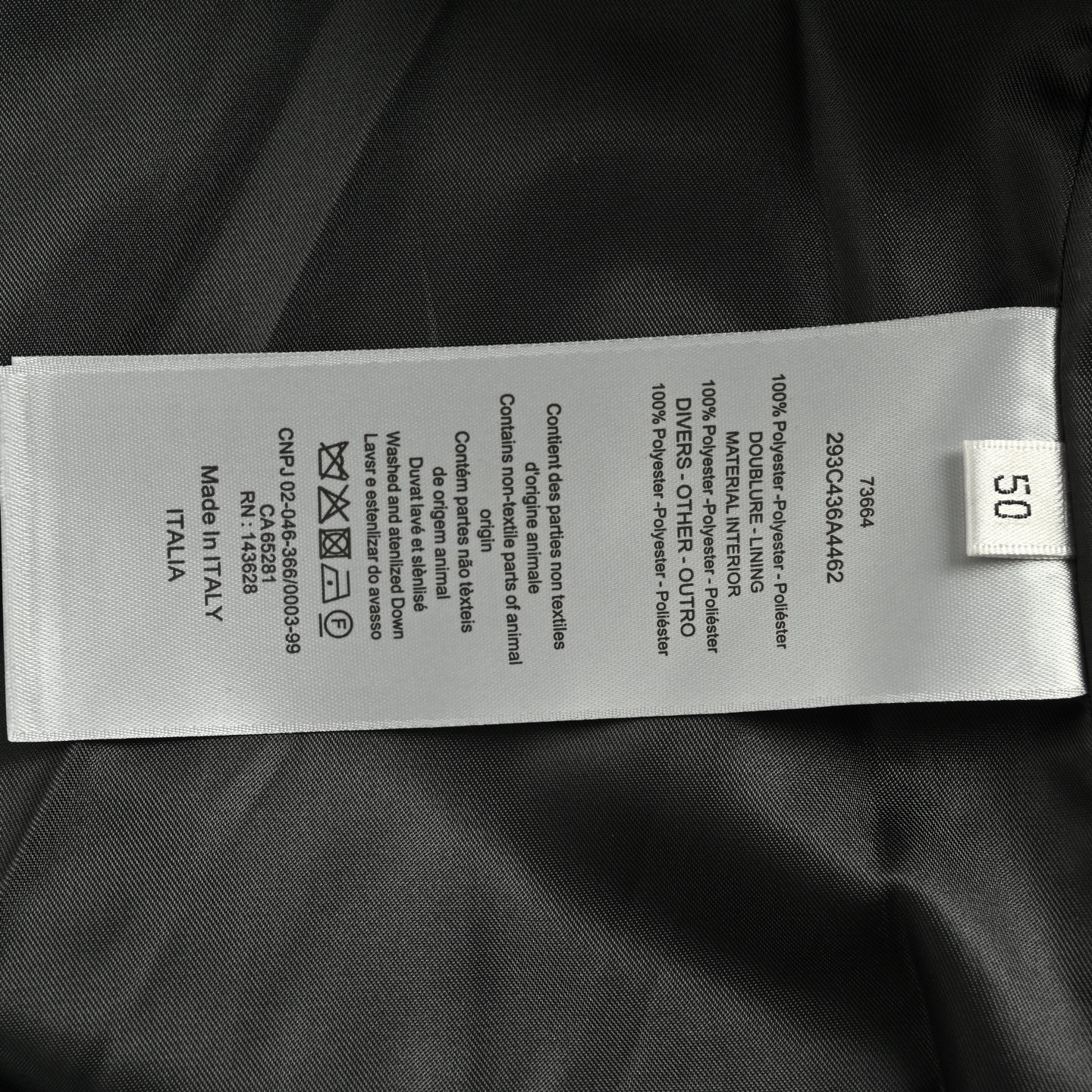 Dior/迪奥 胸前字母logo满印拼接连帽黑色 灰色