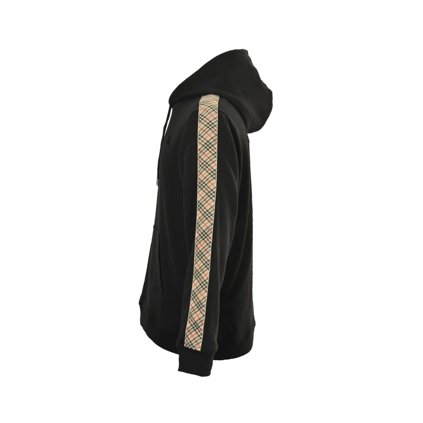 Burberry/巴宝莉 25Fw 侧边菱格织带套装连帽卫衣
