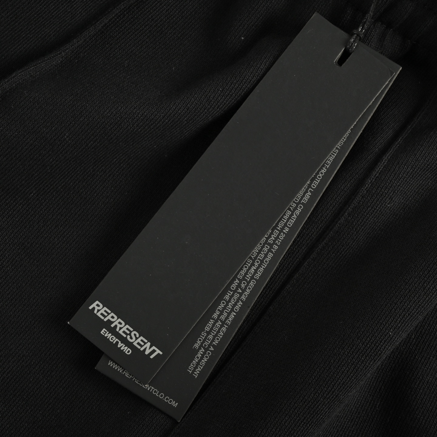 Represent 25ss 做旧水洗刺绣logo直筒长裤