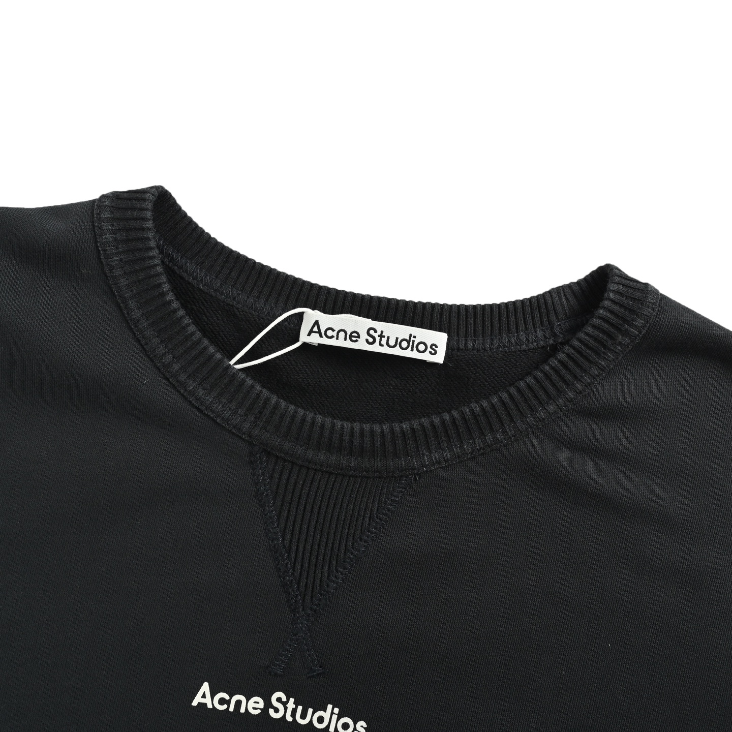 Acne Studios 25Fw 字母徽标印花圆领卫衣
