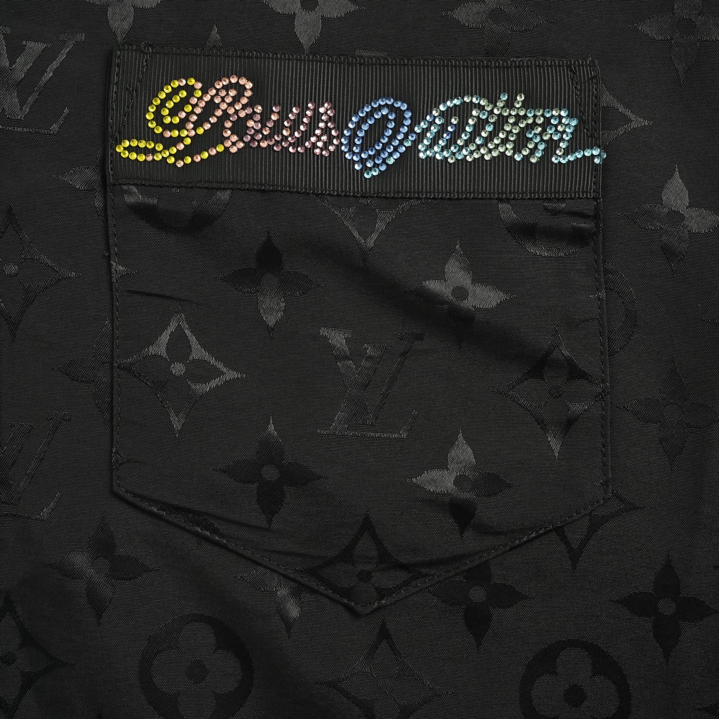 Louis Vuitton/路易威登 25Fw 老花波纹提花彩钻衬衫外套-Chinese UA Cheap High Quatity Brand Clothes Bags handbags Sneakers wholesale wholesaler seller from China Factory suppliers Fashion Clothing Shoes best Quality Beautiful Price Louis Vuitton/路易威登 25Fw 老花波纹提花彩钻衬衫外套