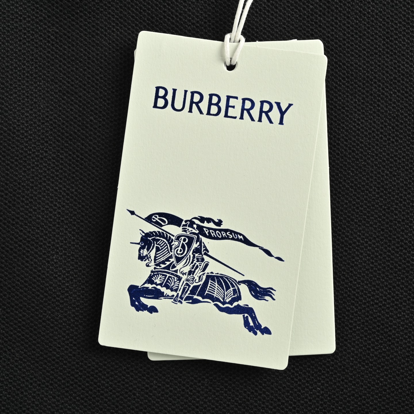 Burberry/巴宝莉 25Fw 战马刺绣翻领Polo长袖黑色