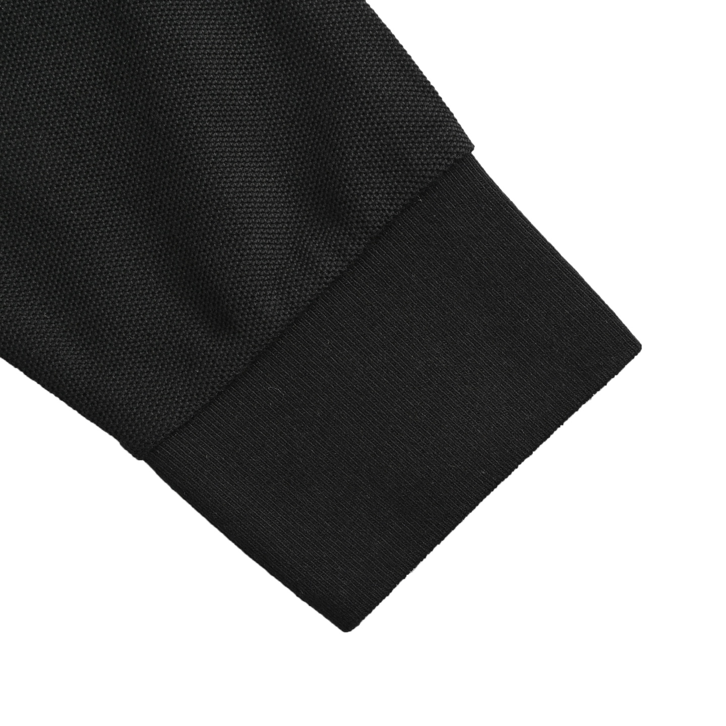 Burberry/巴宝莉 25Fw TB刺绣翻领Polo长袖黑色