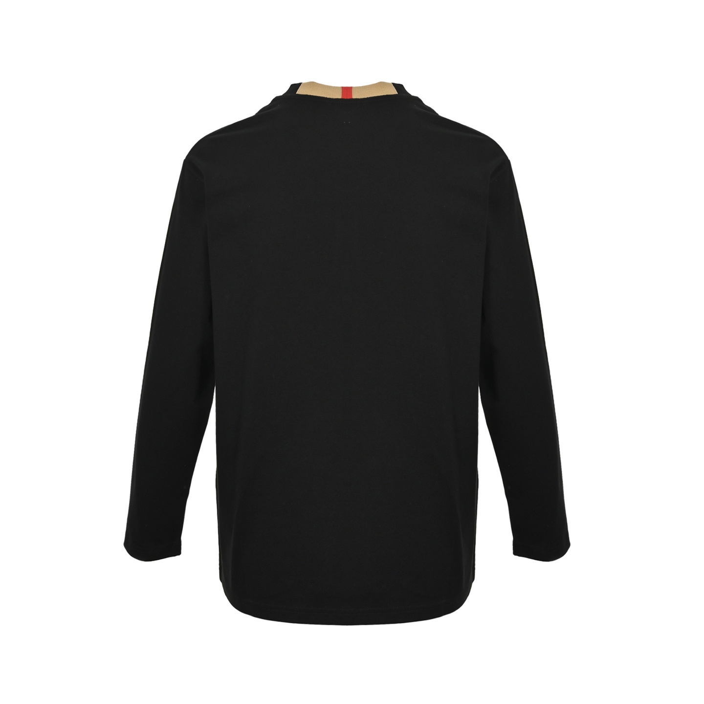 Burberry/巴宝莉 领口织带拼接长袖黑色 白色