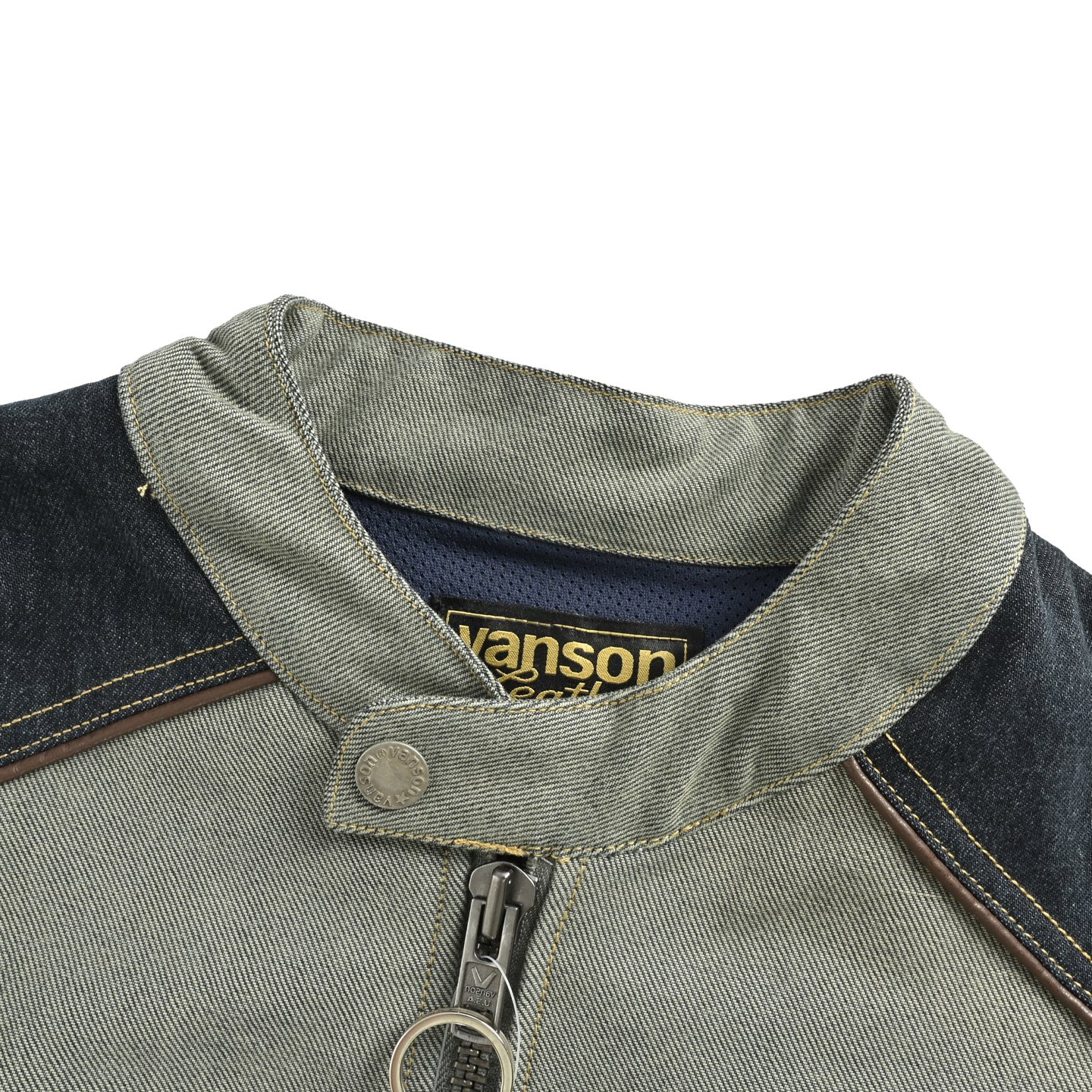 Supreme 三方联名皮革徽标贴花拉链拼接美式夹克外套黑色 白色 牛仔咖色-莆田鞋,莆田鞋货源,高仿鞋,高仿鞋货源,安福档口,莆田高仿鞋,莆田鞋批发,高仿鞋批发,莆田高仿运动鞋,高仿运动鞋,莆田运动鞋 Supreme 三方联名皮革徽标贴花拉链拼接美式夹克外套黑色 白色 牛仔咖色