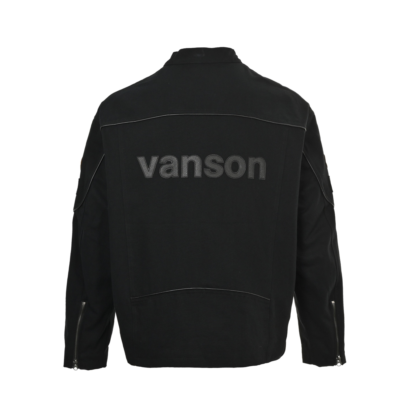 Supreme 三方联名皮革徽标贴花拉链拼接美式夹克外套-莆田鞋,莆田鞋货源,高仿鞋,高仿鞋货源,安福档口,莆田高仿鞋,莆田鞋批发,高仿鞋批发,莆田高仿运动鞋,高仿运动鞋,莆田运动鞋 Supreme 三方联名皮革徽标贴花拉链拼接美式夹克外套