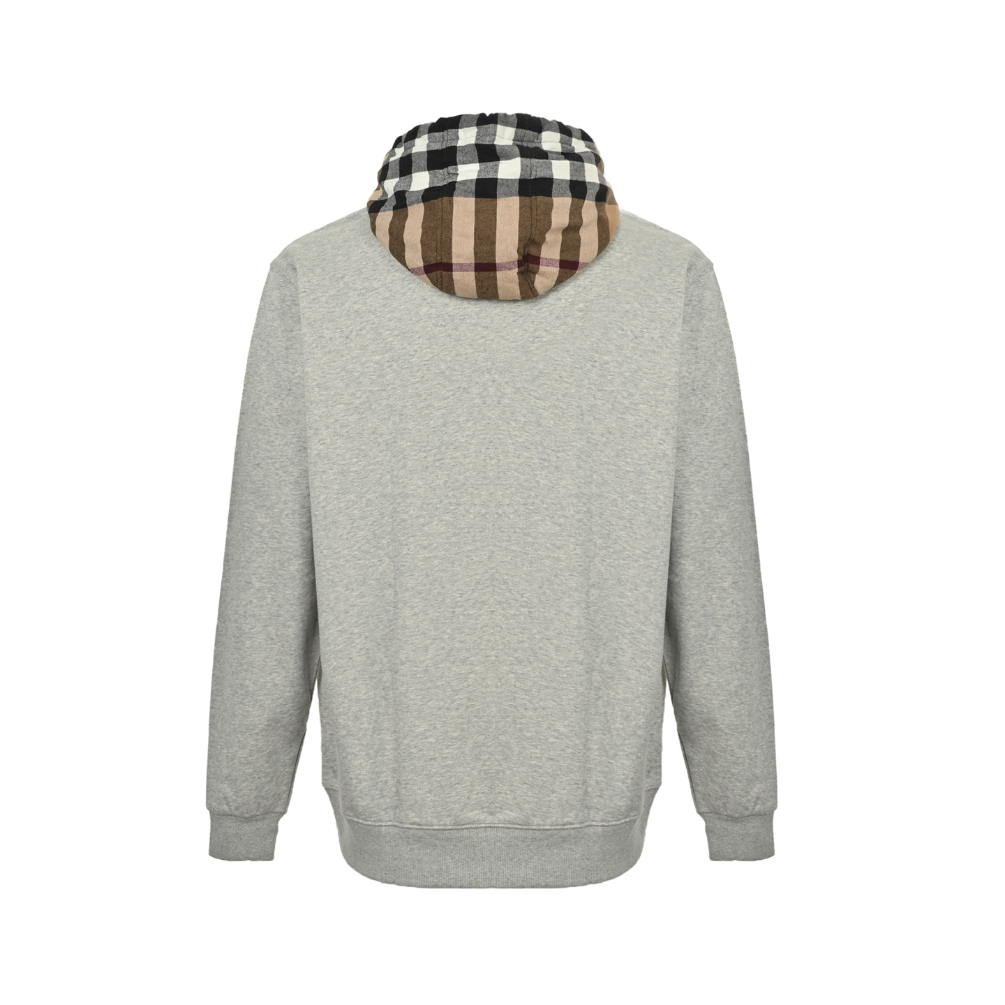 Burberry/巴宝莉 拼接格纹连帽卫衣