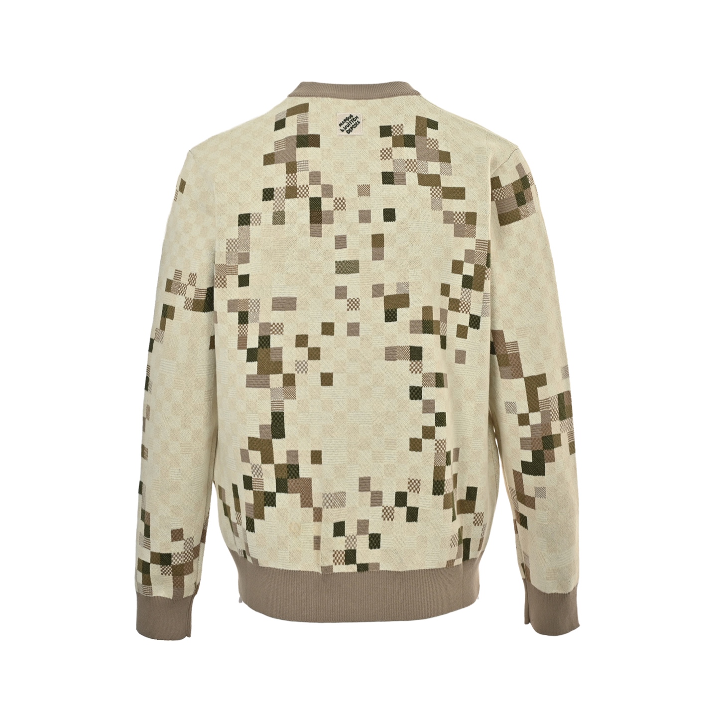 Louis Vuitton/路易威登 25Fw 迷彩马赛克针织毛衣