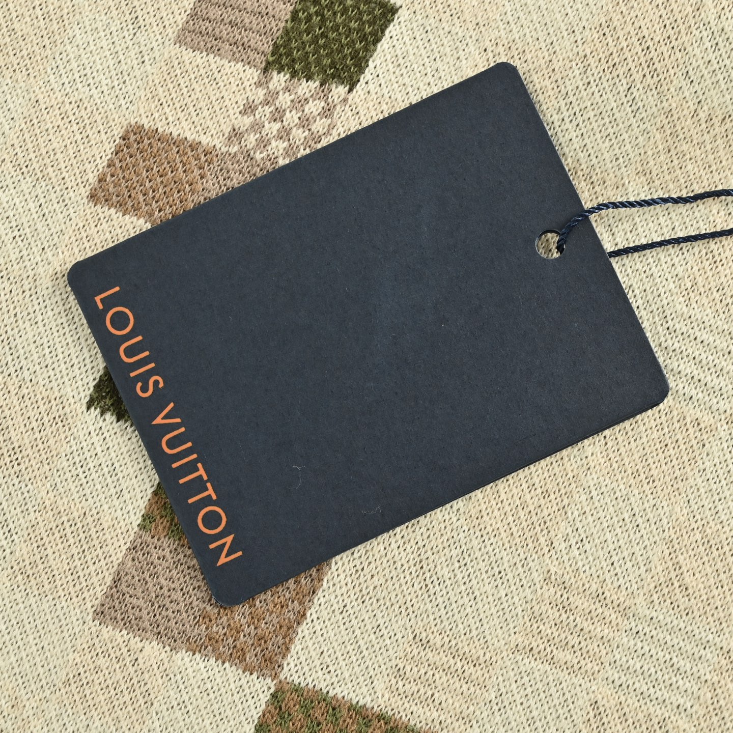 Louis Vuitton/路易威登 25Fw 迷彩马赛克针织毛衣