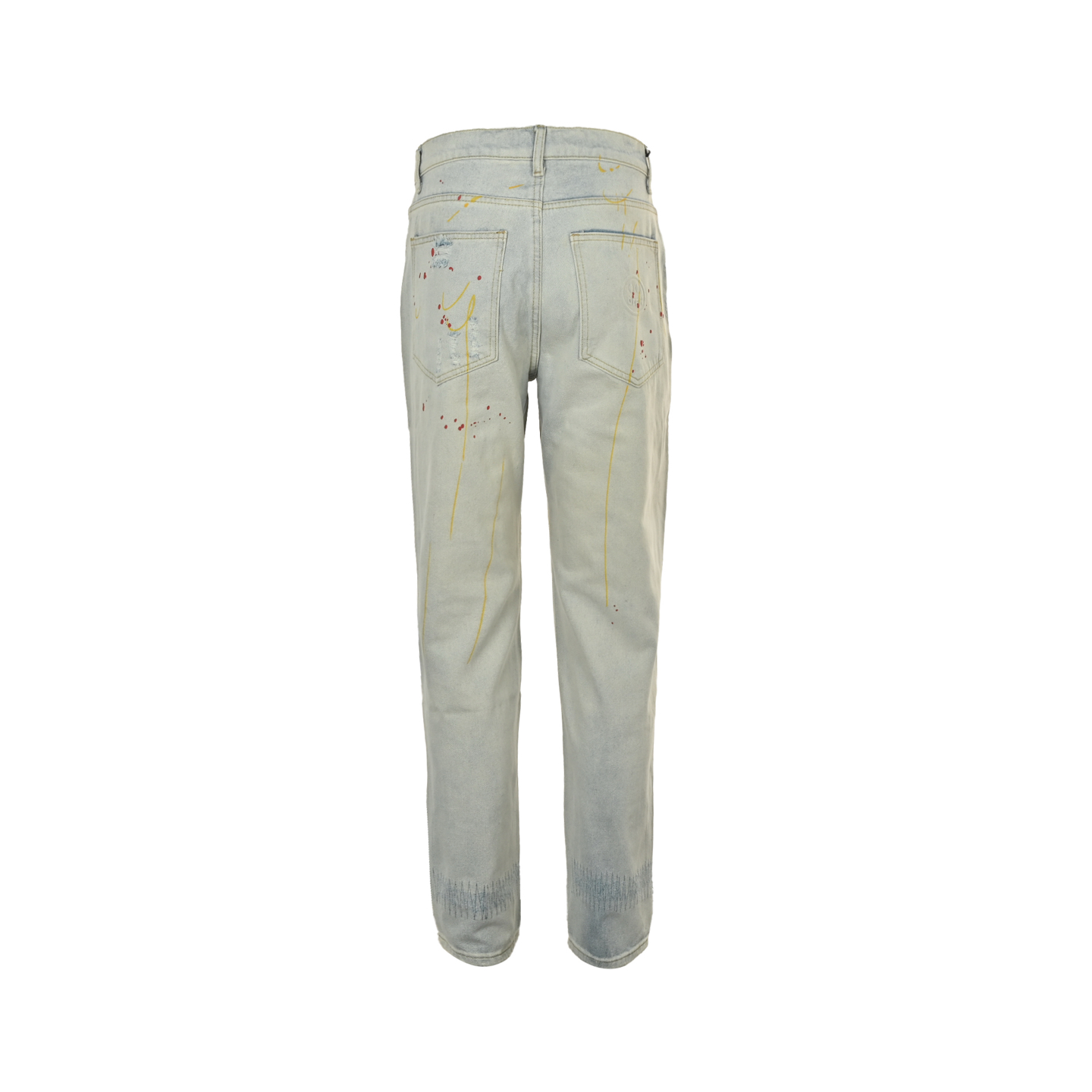 Drew House 泰迪笑脸破洞牛仔裤 蓝-Chinese UA Cheap High Quatity Brand Clothes Bags handbags Sneakers wholesale wholesaler seller from China Factory suppliers Fashion Clothing Shoes best Quality Beautiful Price Drew House 泰迪笑脸破洞牛仔裤 蓝