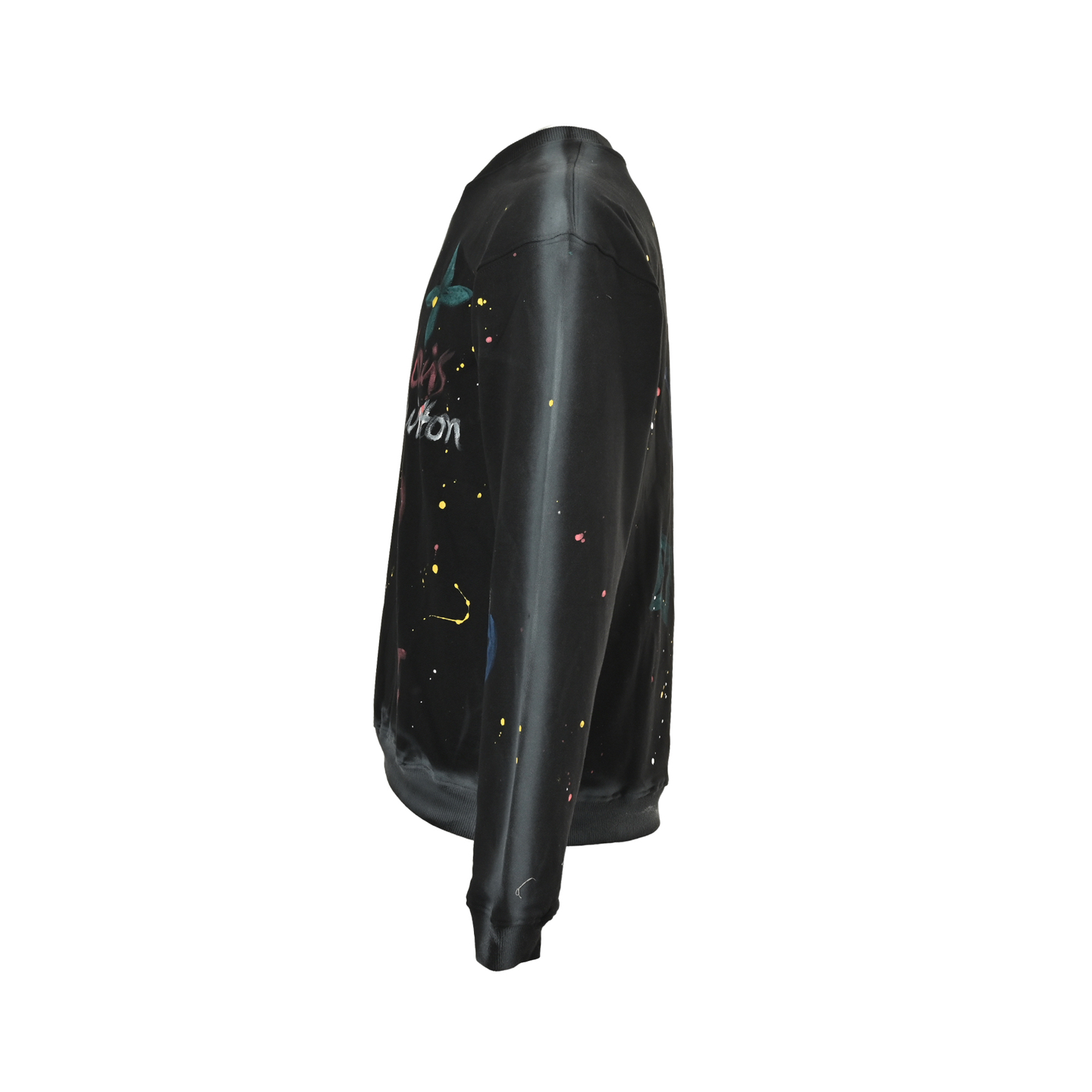 LouisVuitton/路易威登 水洗破坏手绘圆领卫衣