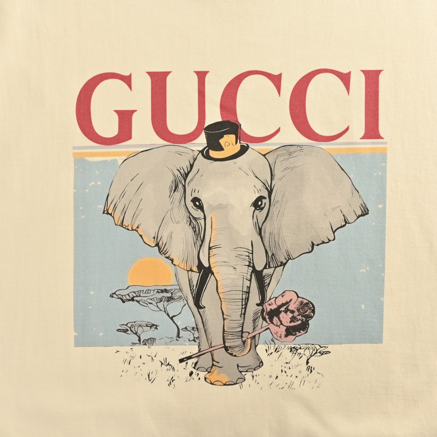 Gucci/古驰 25ss 趣味卡通印花短袖