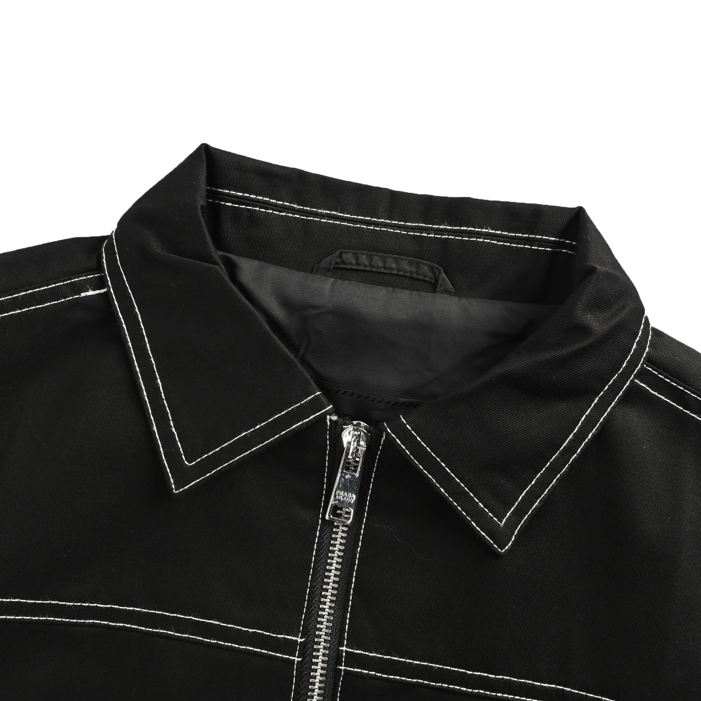 Prada/普拉达 撞色明线帆布夹克外套