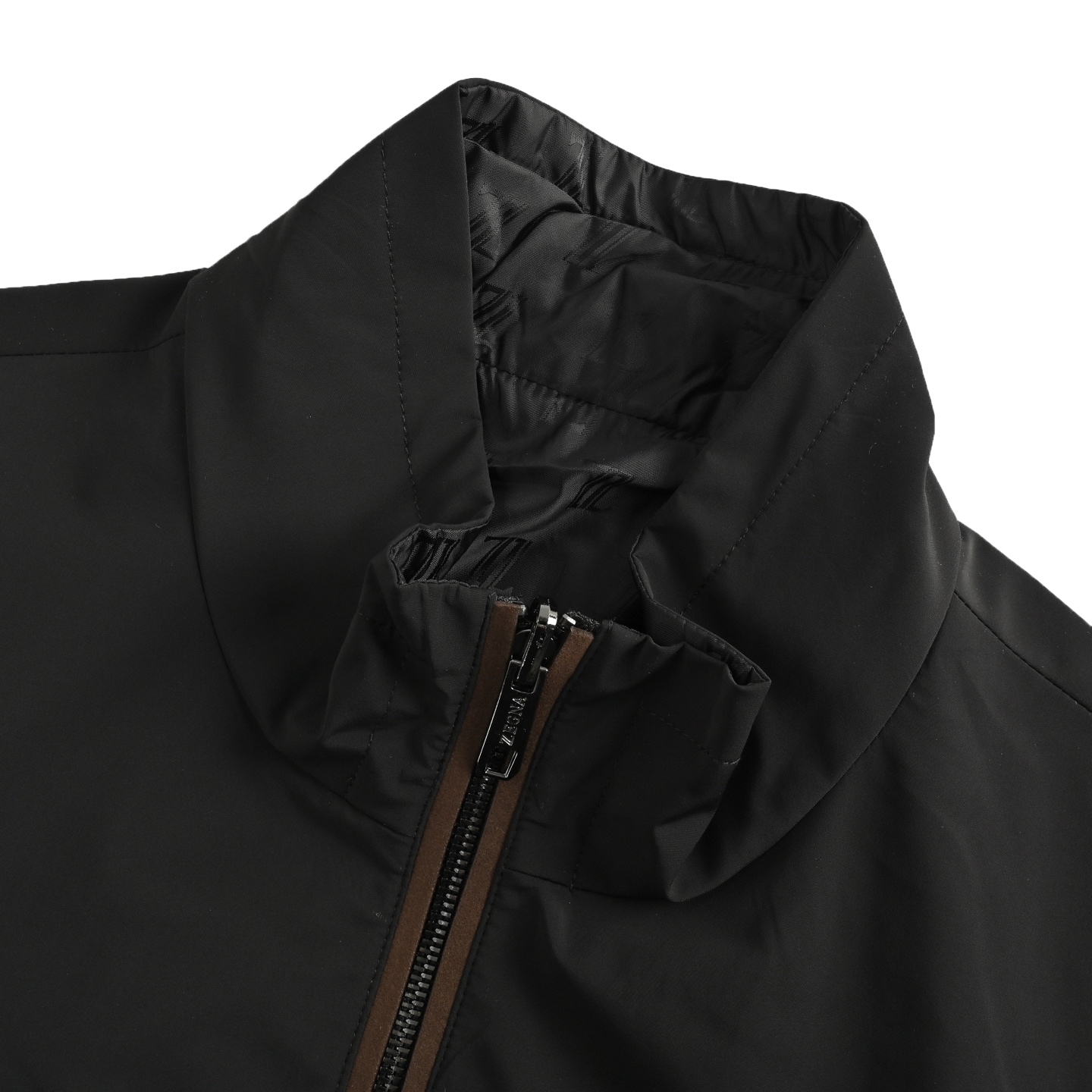 Zegna/杰尼亚 双面穿翻领外套黑色