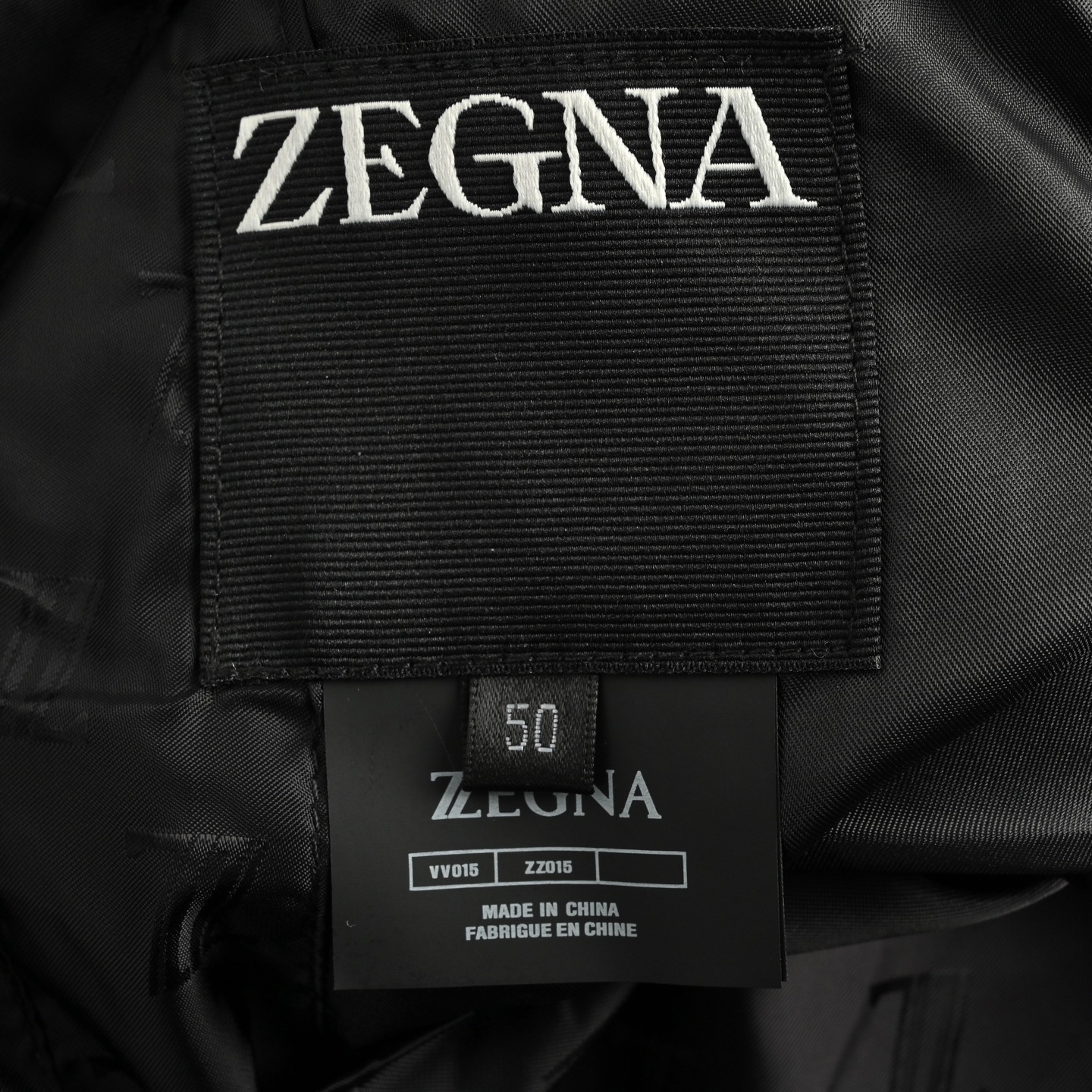 Zegna/杰尼亚 双面穿翻领外套黑色
