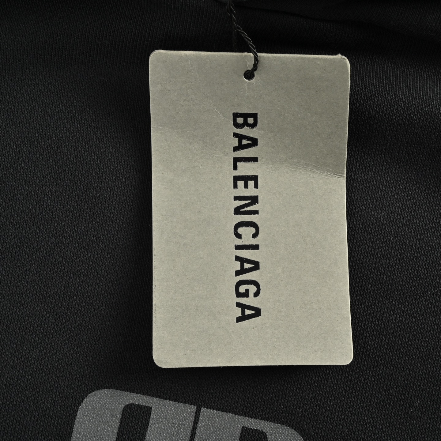 Balenciaga/巴黎世家 25Fw 双B字母徽标连帽卫衣