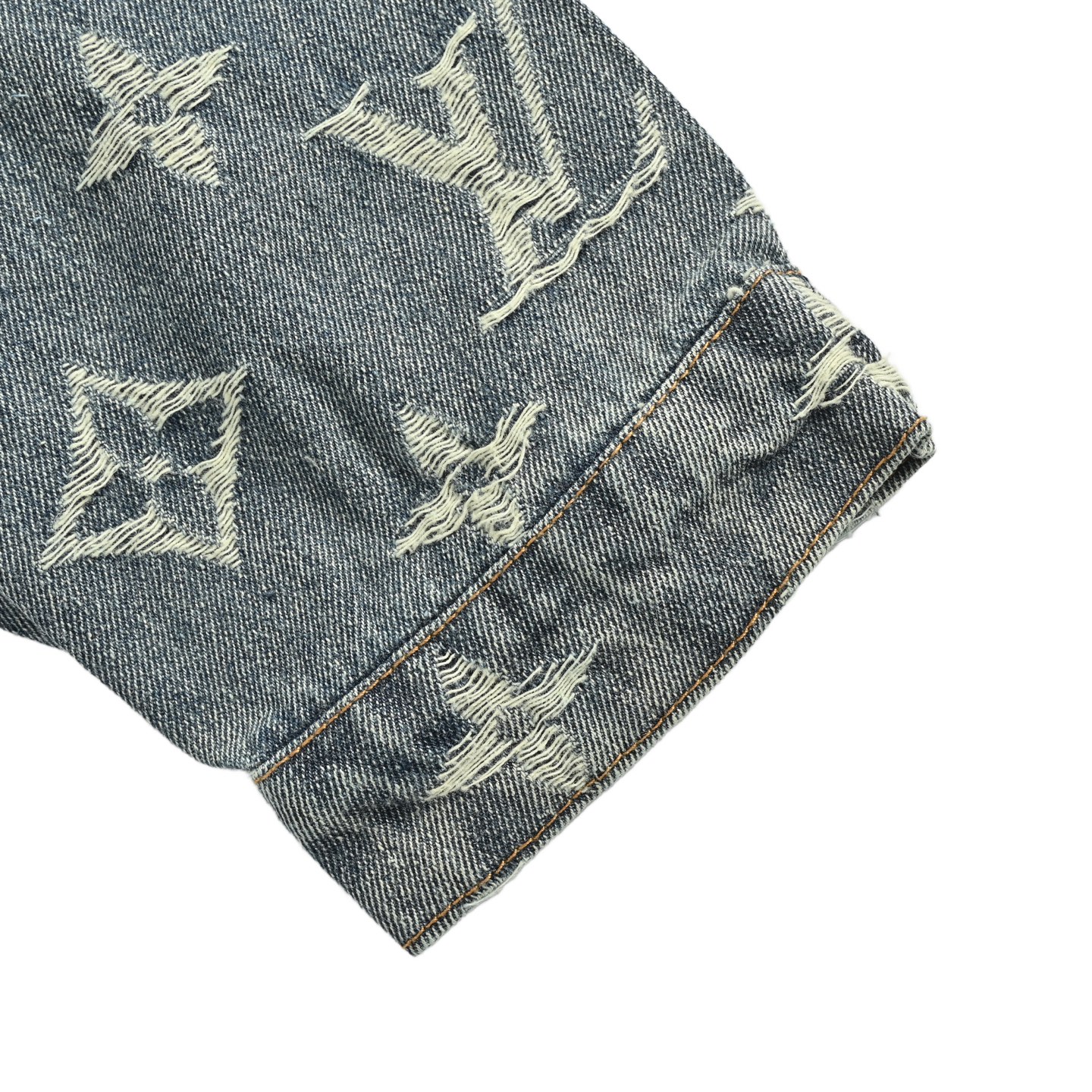 Louis Vuitton/路易威登 25Fw 满印老花提花牛仔外套-莆田鞋,莆田鞋货源,高仿鞋,高仿鞋货源,安福档口,莆田高仿鞋,莆田鞋批发,高仿鞋批发,莆田高仿运动鞋,高仿运动鞋,莆田运动鞋 Louis Vuitton/路易威登 25Fw 满印老花提花牛仔外套