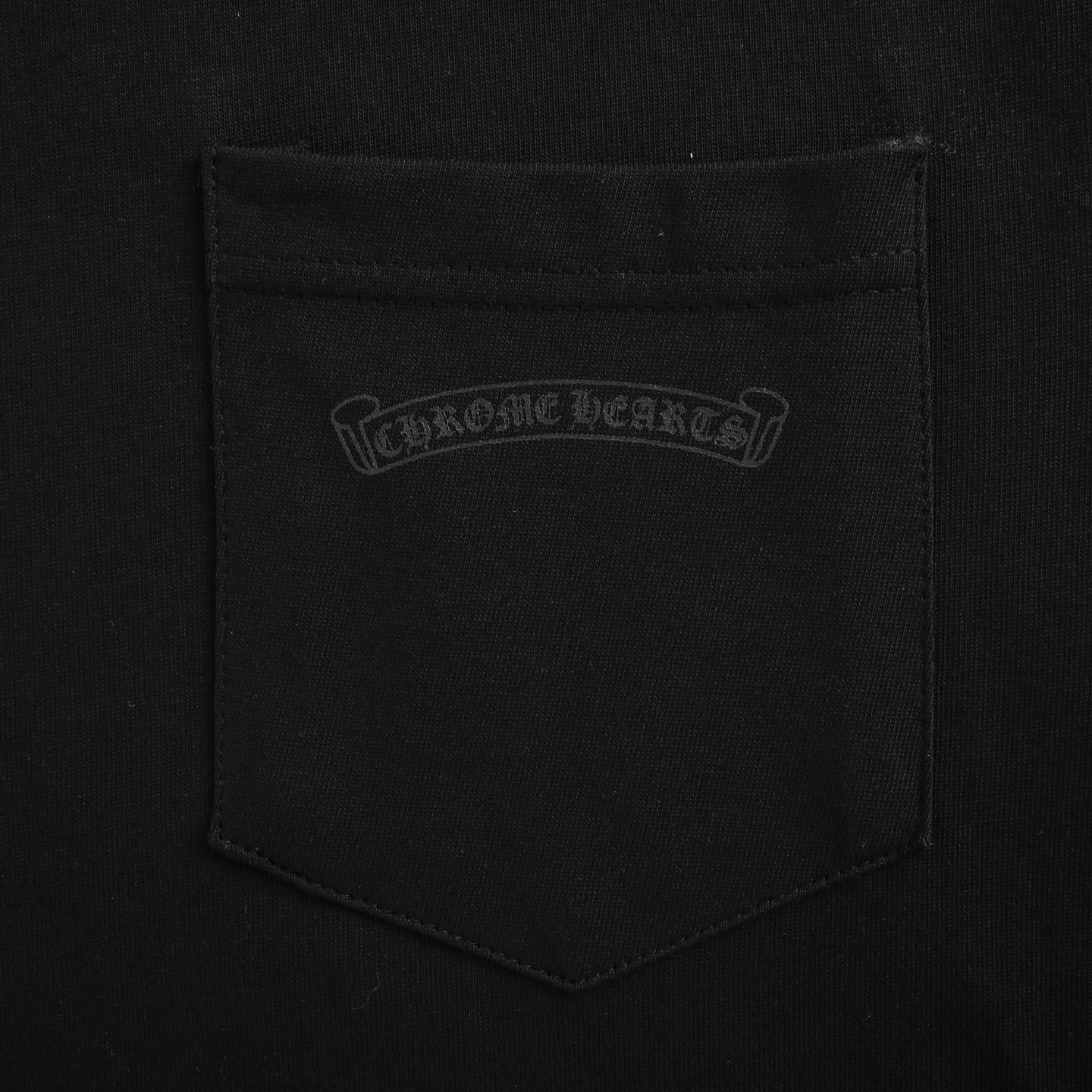 Chrome hearts/克罗心迈阿密联名圆领印花长袖 黑色/白色