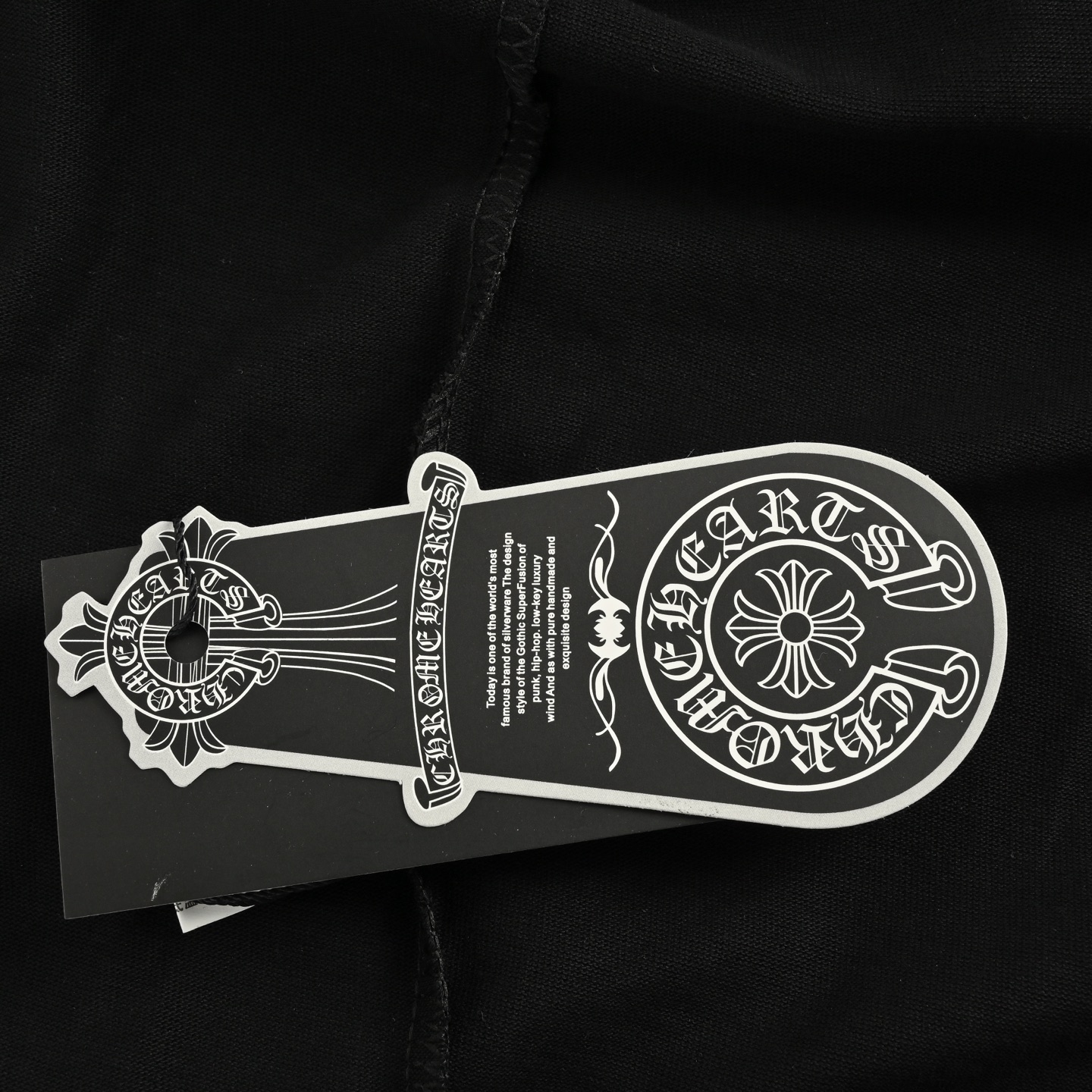 Chrome hearts/克罗心绿色十字架幻影印花长袖黑色/白色