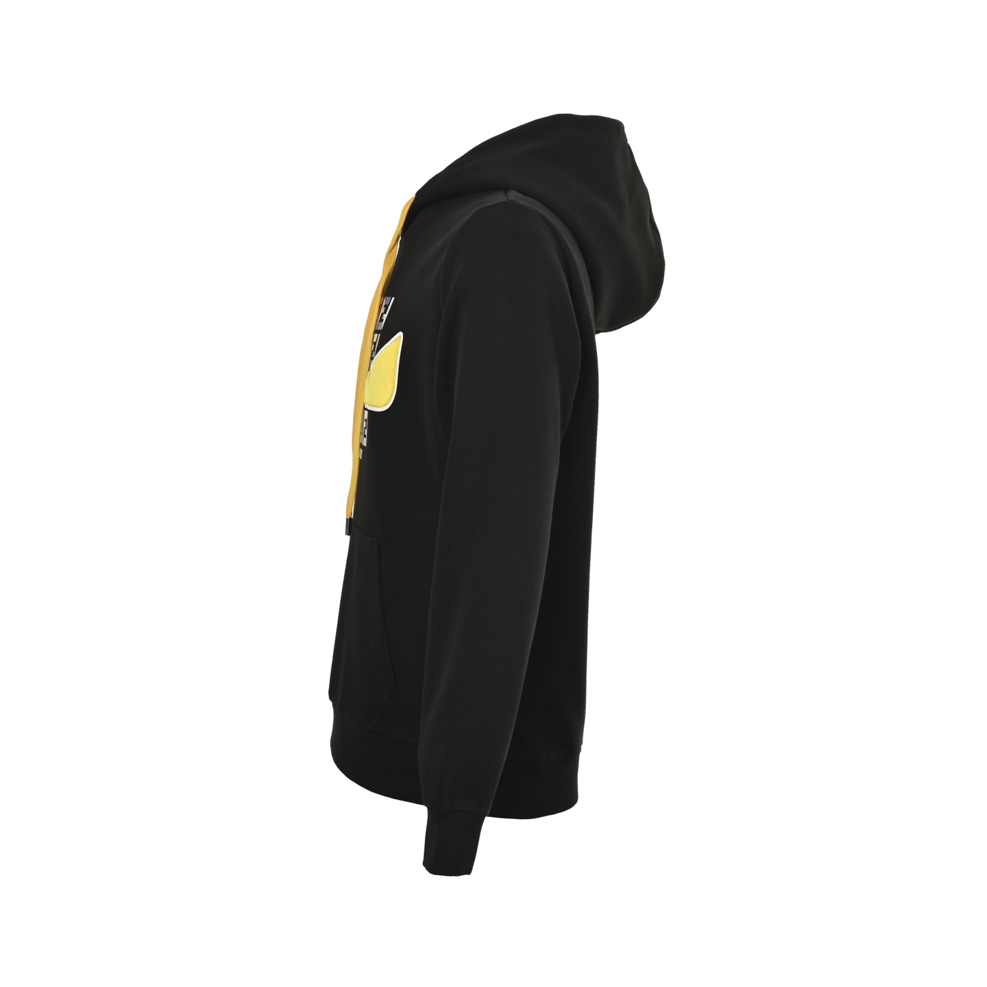 Fendi/芬迪 25Fw FF字母印花毛巾眼睛贴布连帽卫衣