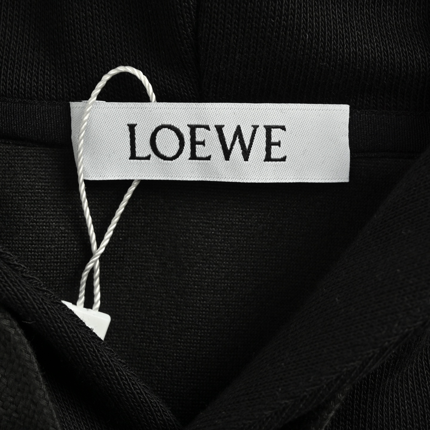 Loewe/罗意威 25Fw 毛巾贴布字母连帽卫衣