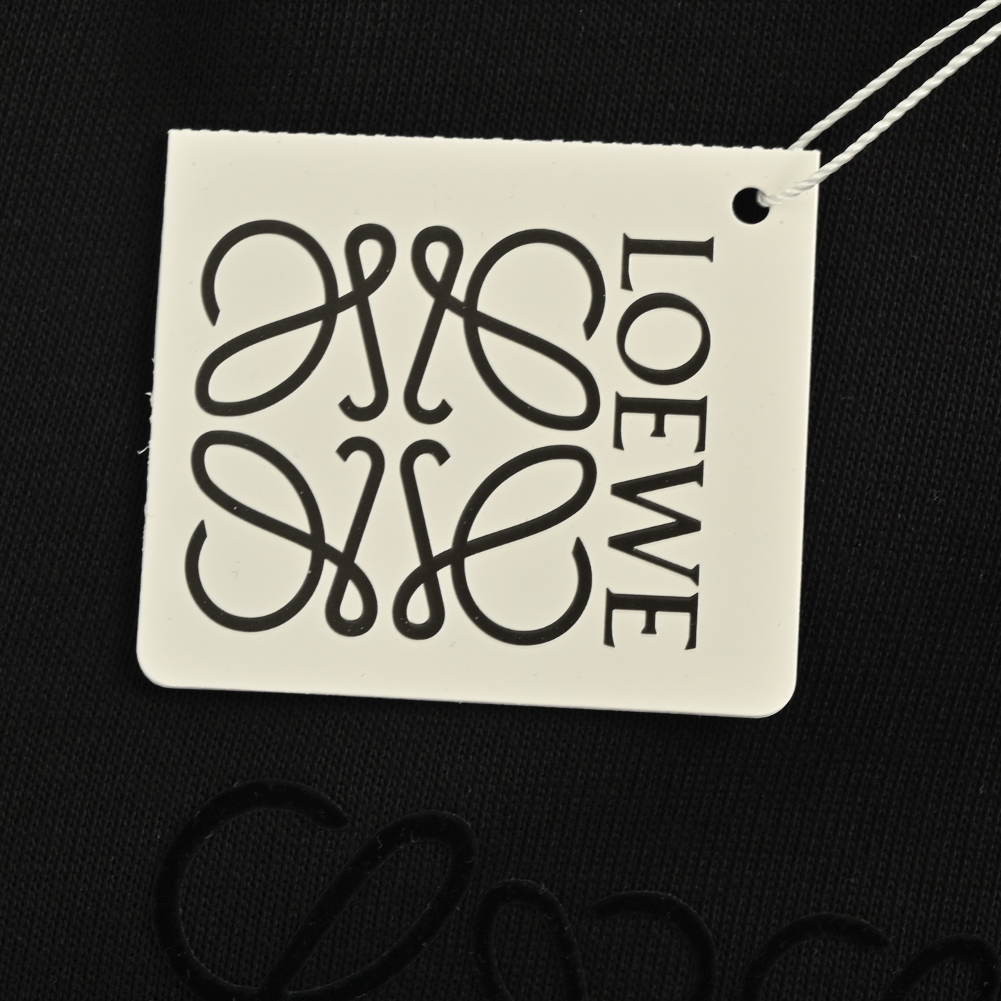 Loewe/罗意威 25Fw 毛巾贴布字母连帽卫衣