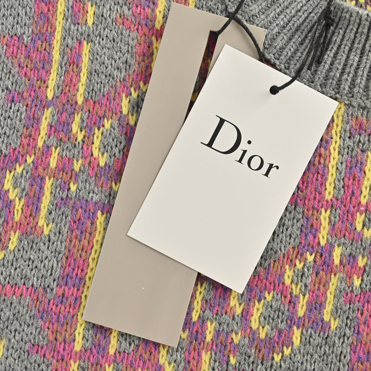 Dior/迪奥 25Fw 满印老花提花圆领毛衣-Chinese UA Cheap High Quatity Brand Clothes Bags handbags Sneakers wholesale wholesaler seller from China Factory suppliers Fashion Clothing Shoes best Quality Beautiful Price Dior/迪奥 25Fw 满印老花提花圆领毛衣