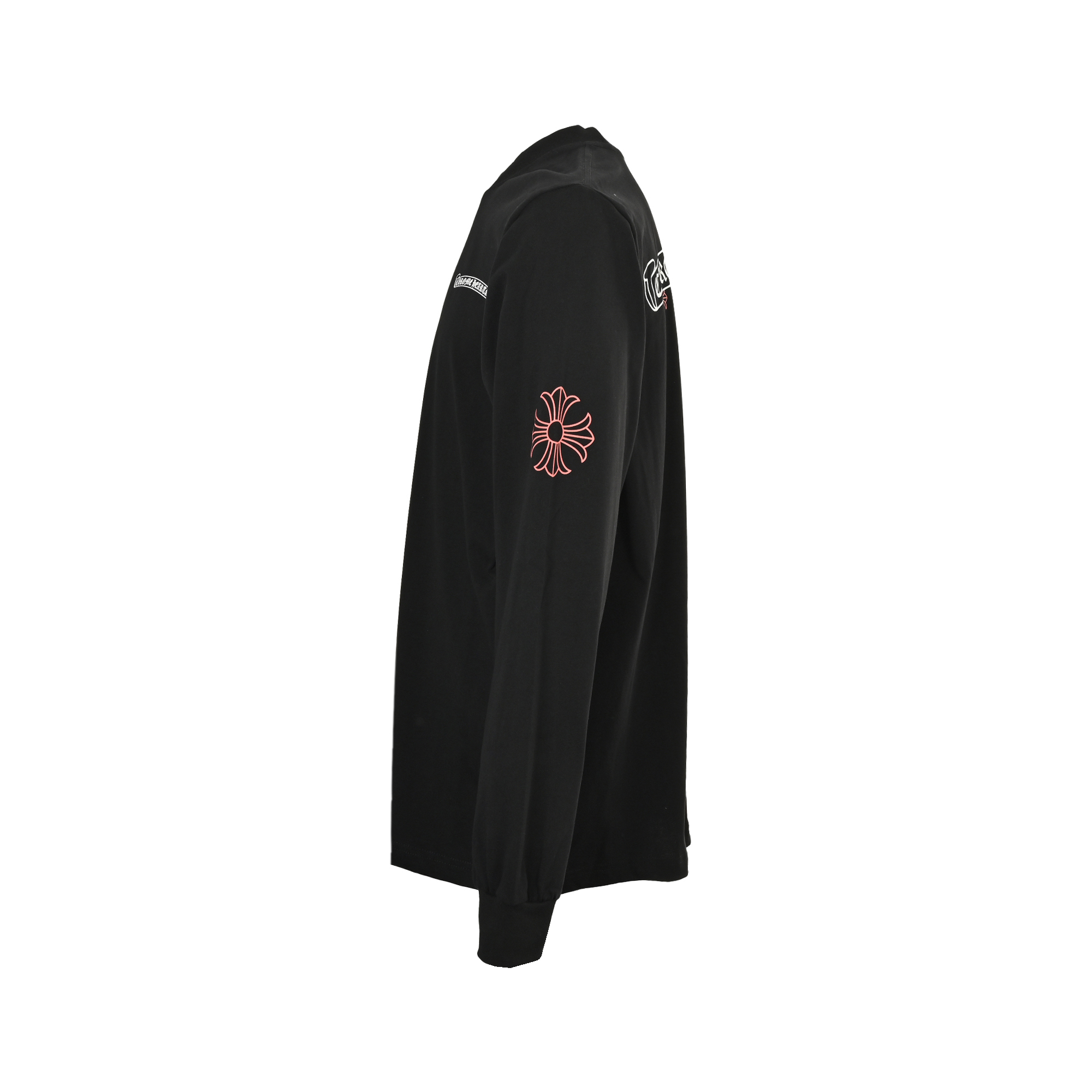 Chrome Hearts/克罗心 限定卷轴圆领印花长袖 黑色/白色-Chinese UA Cheap High Quatity Brand Clothes Bags handbags Sneakers wholesale wholesaler seller from China Factory suppliers Fashion Clothing Shoes best Quality Beautiful Price Chrome Hearts/克罗心 限定卷轴圆领印花长袖 黑色/白色