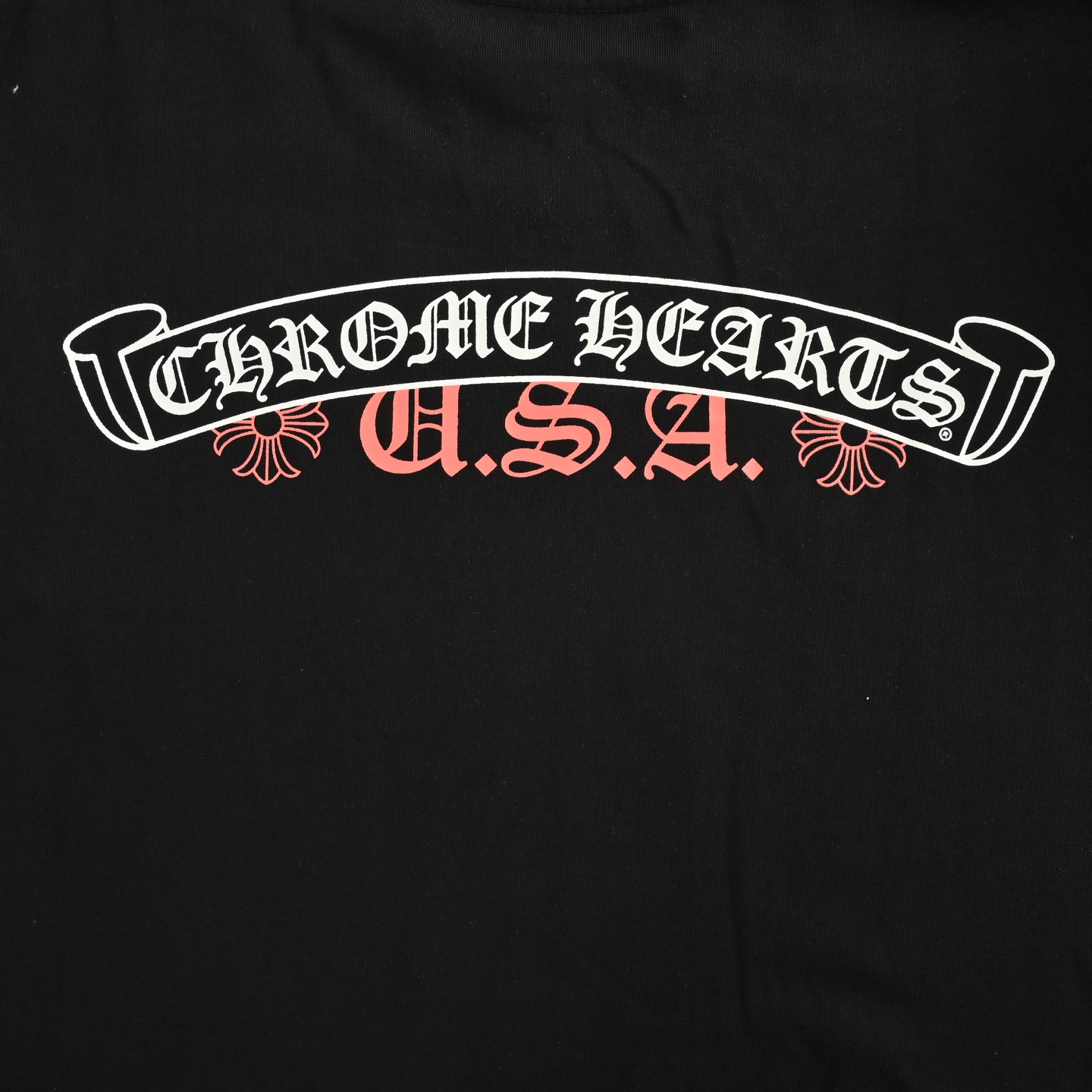Chrome Hearts/克罗心 限定卷轴圆领印花长袖 黑色/白色-Chinese UA Cheap High Quatity Brand Clothes Bags handbags Sneakers wholesale wholesaler seller from China Factory suppliers Fashion Clothing Shoes best Quality Beautiful Price Chrome Hearts/克罗心 限定卷轴圆领印花长袖 黑色/白色