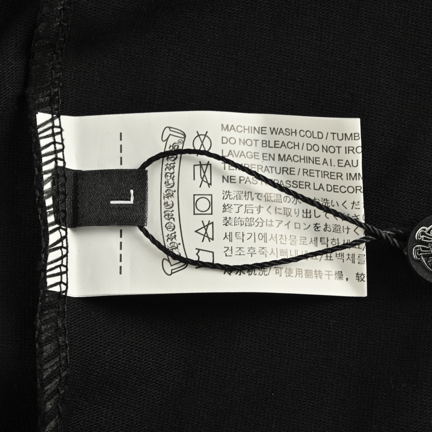 Chrome Hearts/克罗心 限定卷轴圆领印花长袖 黑色/白色-Chinese UA Cheap High Quatity Brand Clothes Bags handbags Sneakers wholesale wholesaler seller from China Factory suppliers Fashion Clothing Shoes best Quality Beautiful Price Chrome Hearts/克罗心 限定卷轴圆领印花长袖 黑色/白色